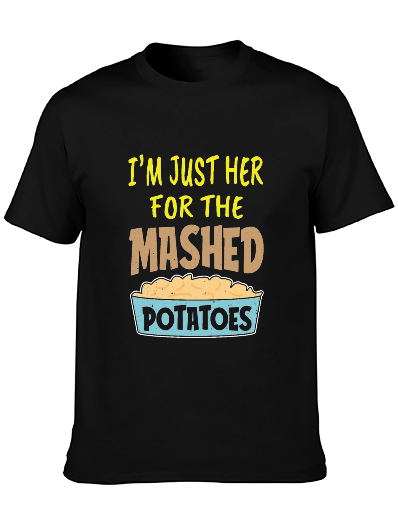 Mashed Potatoes Graphic T-Shirt Foodie Tee