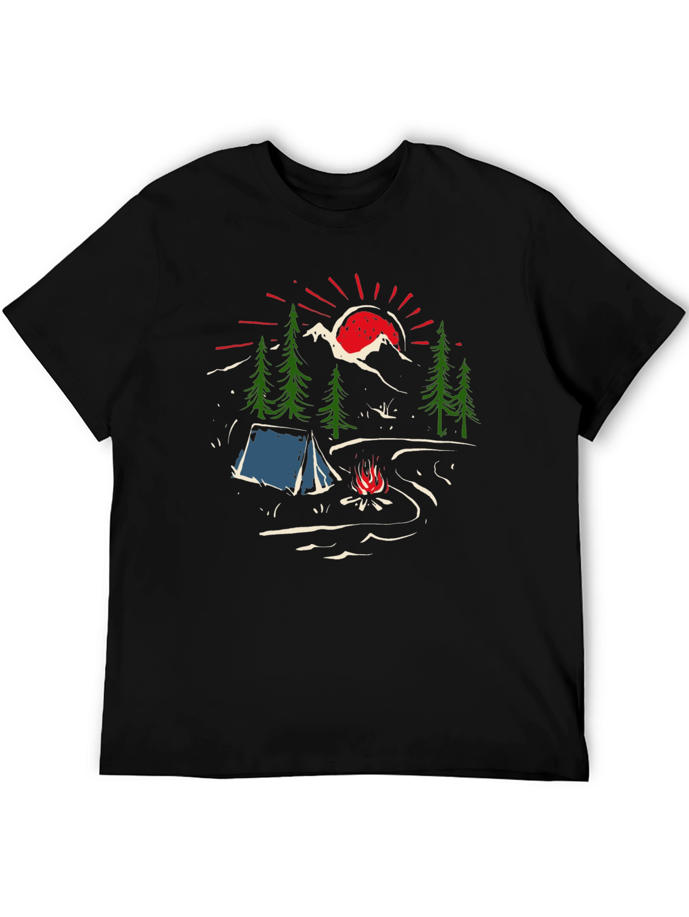 Camping Graphic T-Shirt - Adventure Awaits!