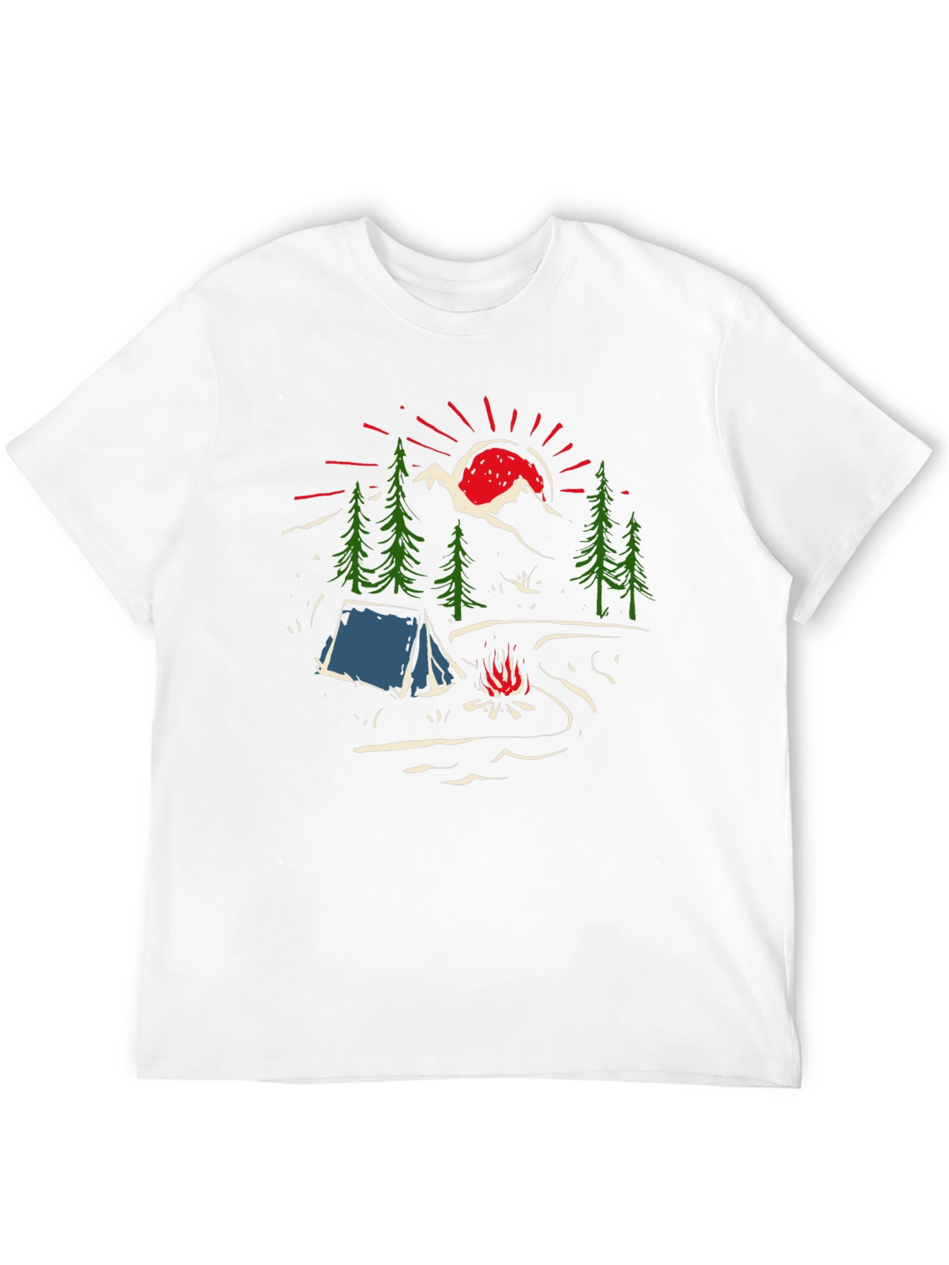 Camping Graphic T-Shirt - Adventure Awaits!