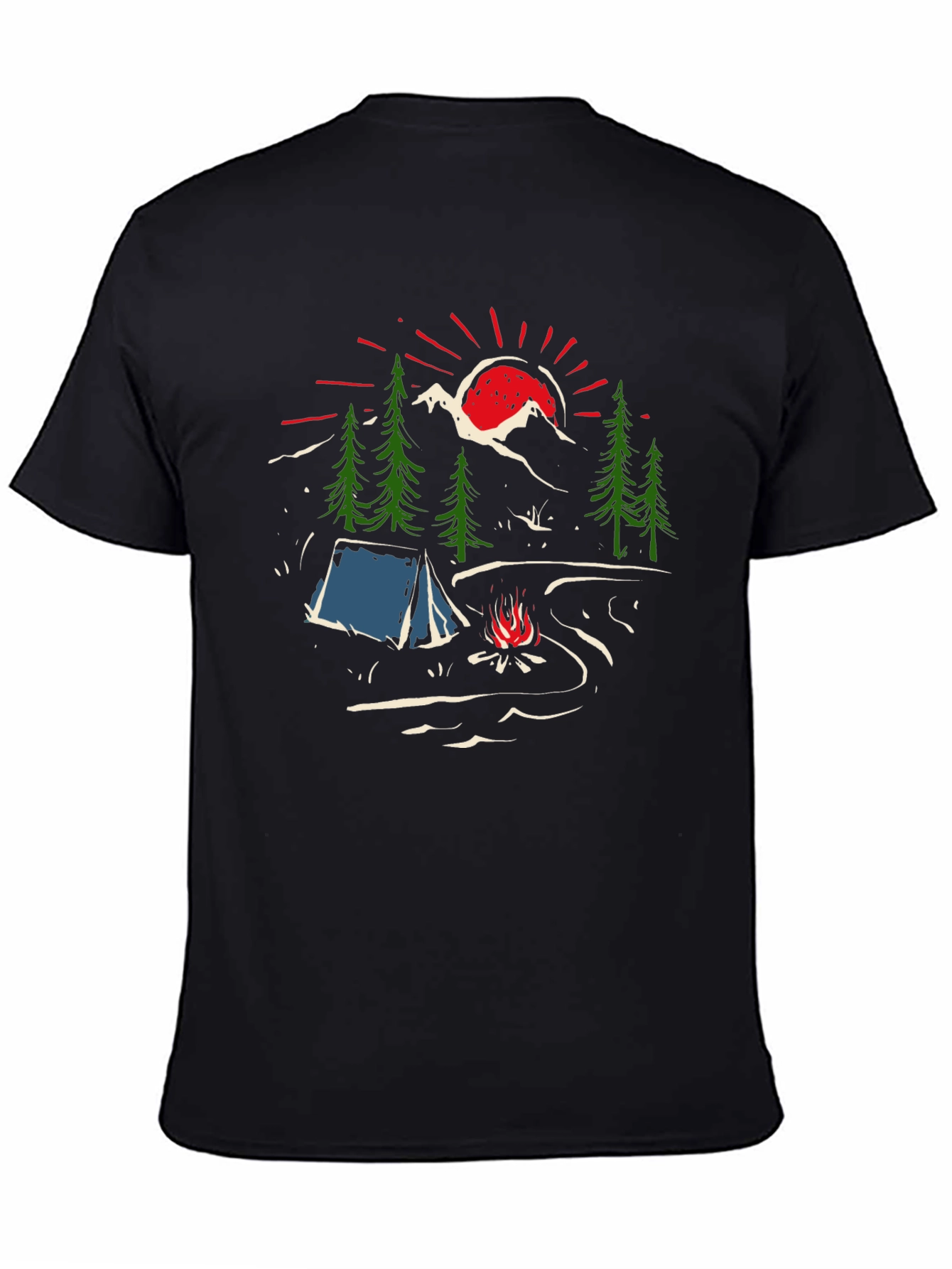 Camping Graphic T-Shirt - Adventure Awaits!