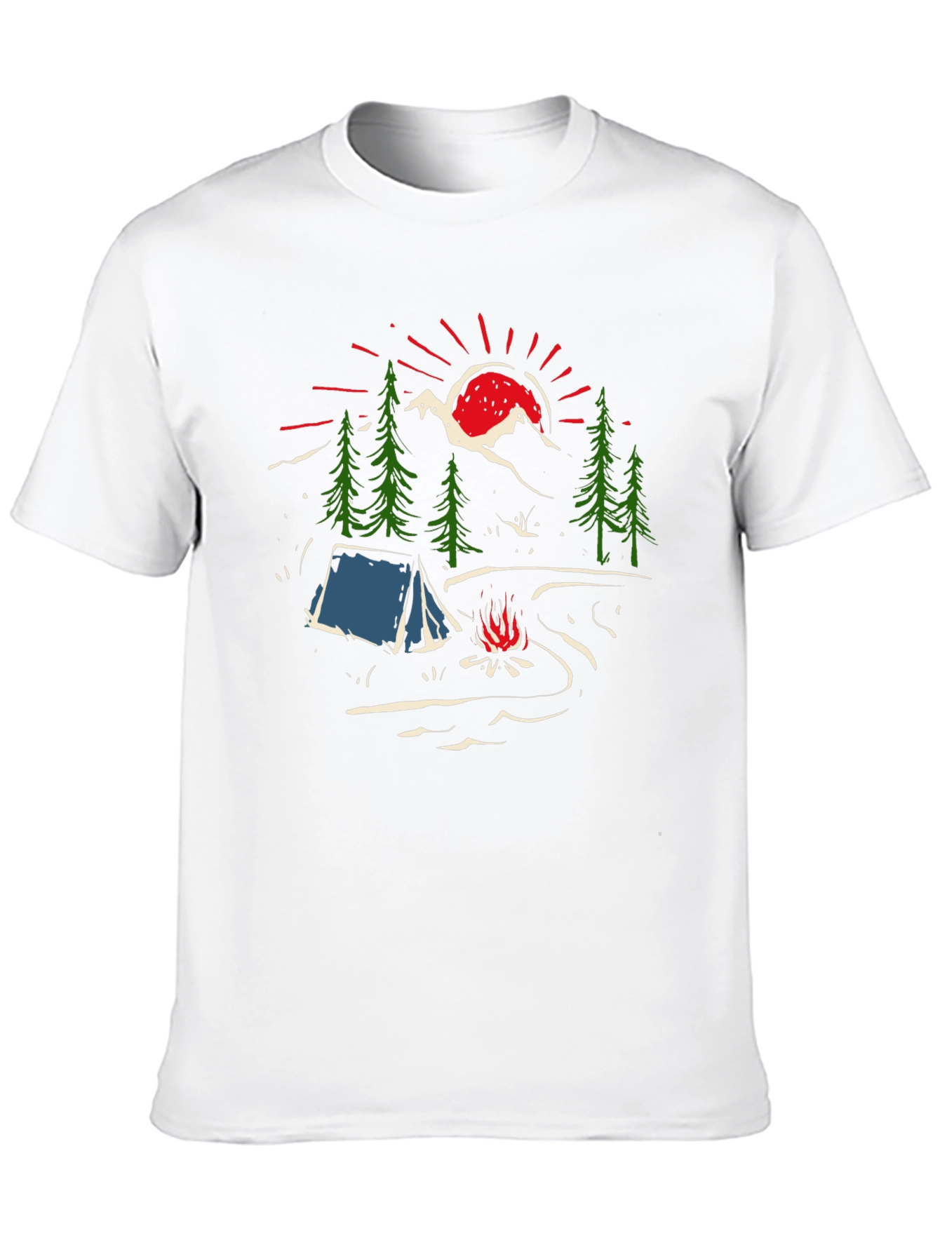 Camping Graphic T-Shirt - Adventure Awaits!