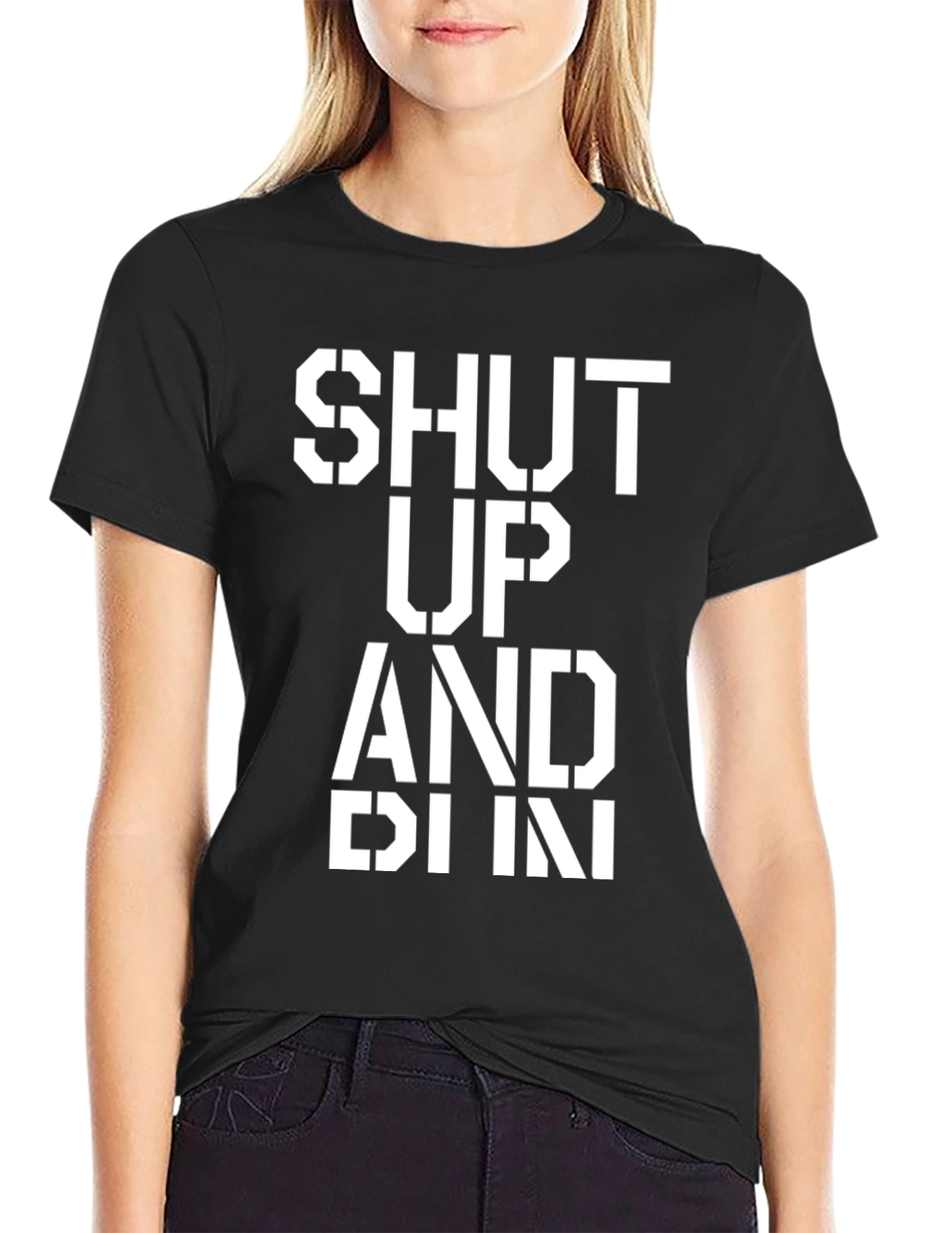 Shut Up and Run Graphic Tee