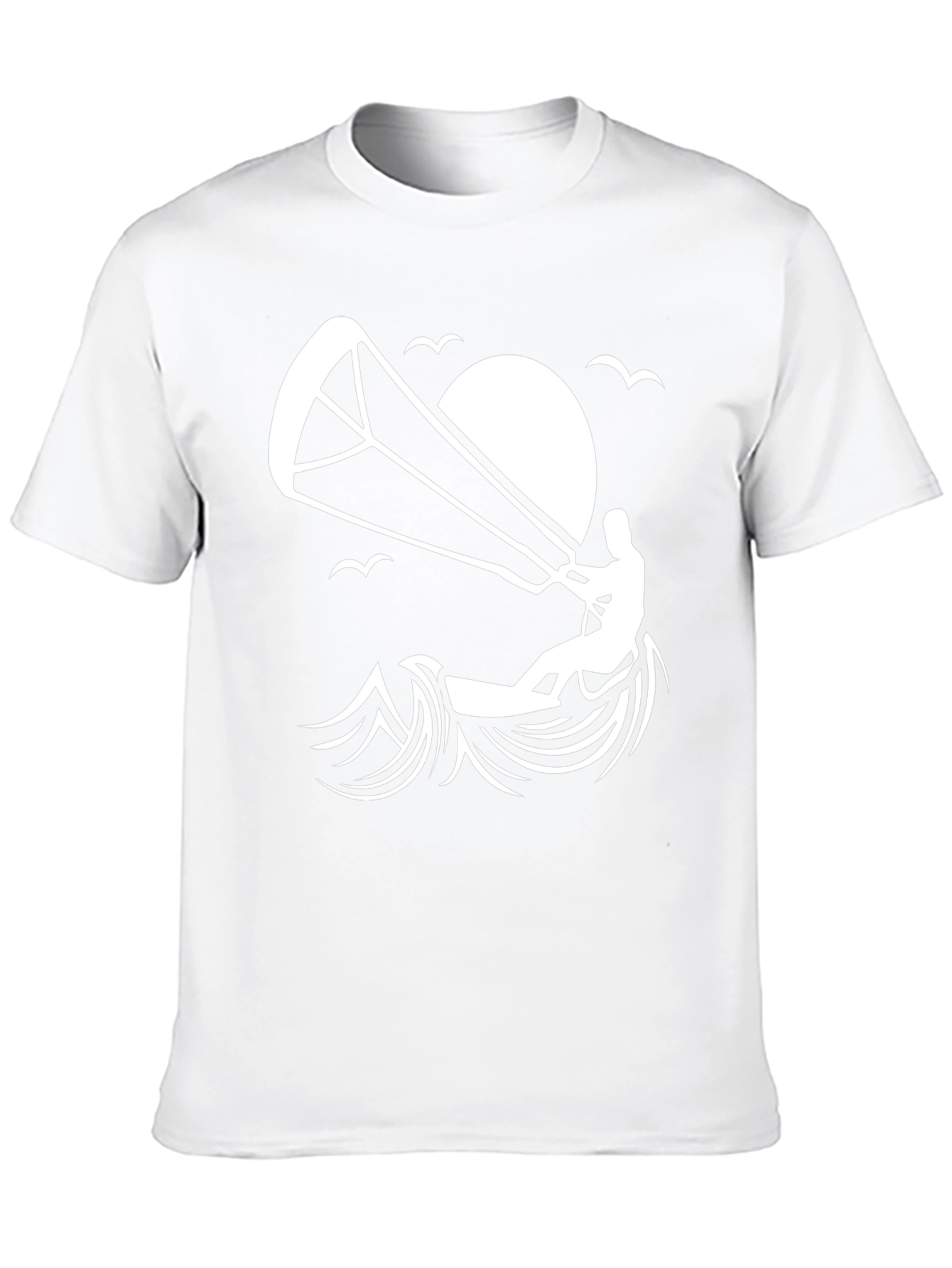 Black Kitesurfing T-Shirt | Adventure Ready