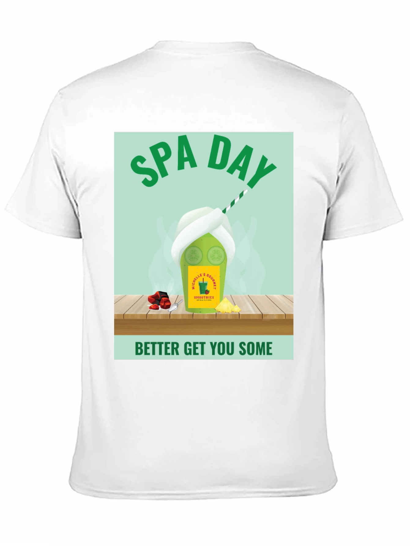 Spa Day Smoothie T-Shirt - Relaxation and Refreshment