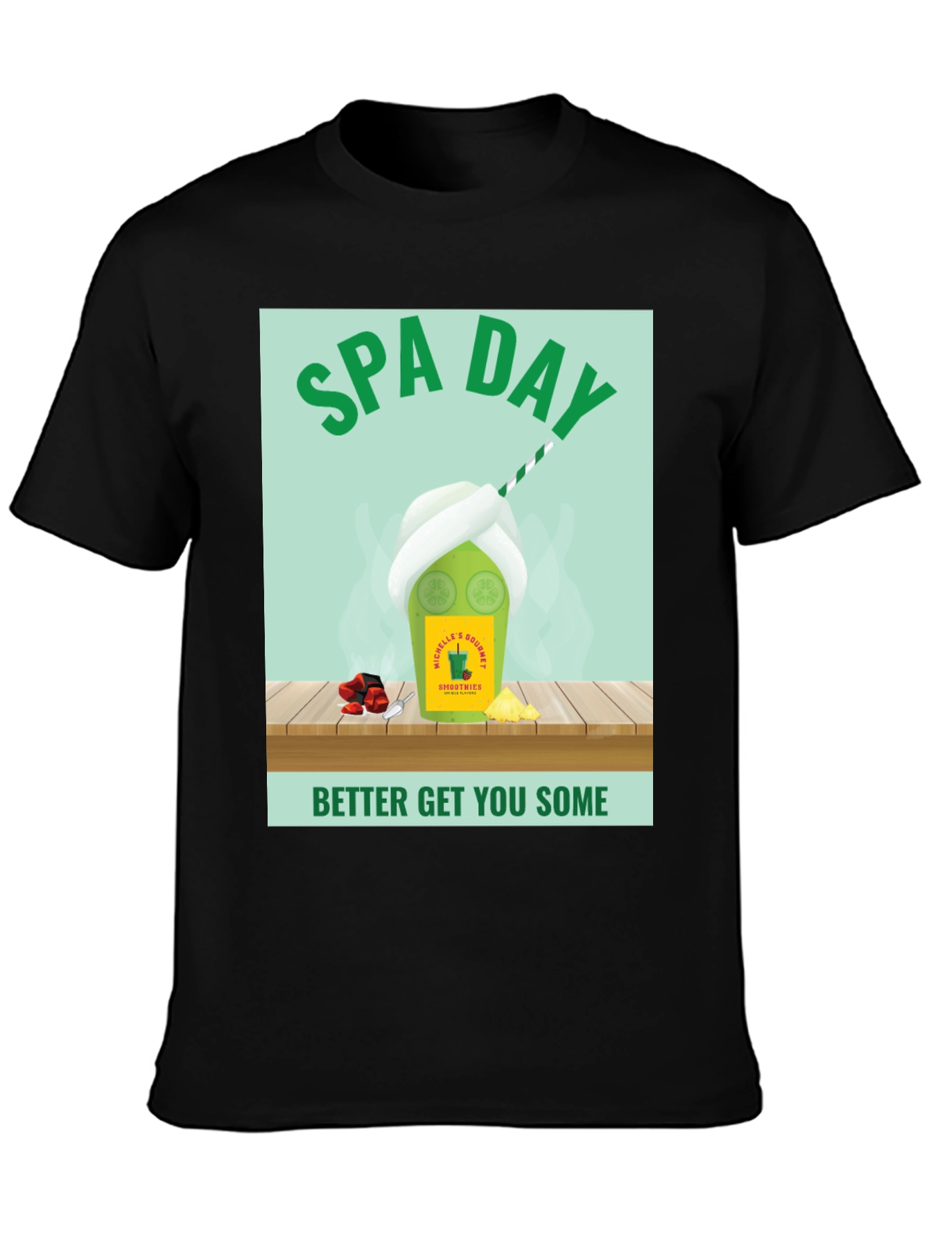 Spa Day Smoothie T-Shirt - Relaxation and Refreshment