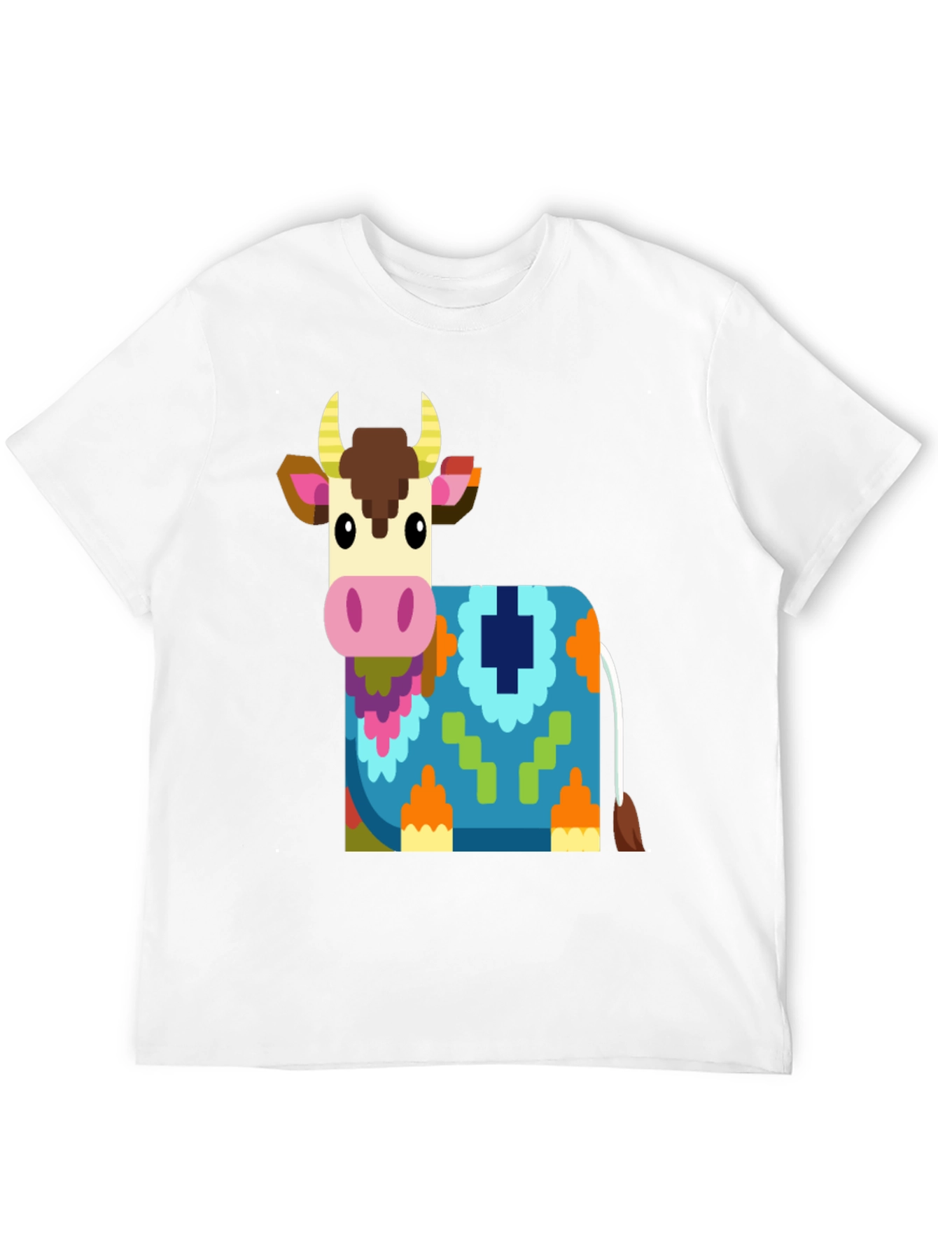 Cow Graphic Tee - Quirky Farm Animal T-Shirt