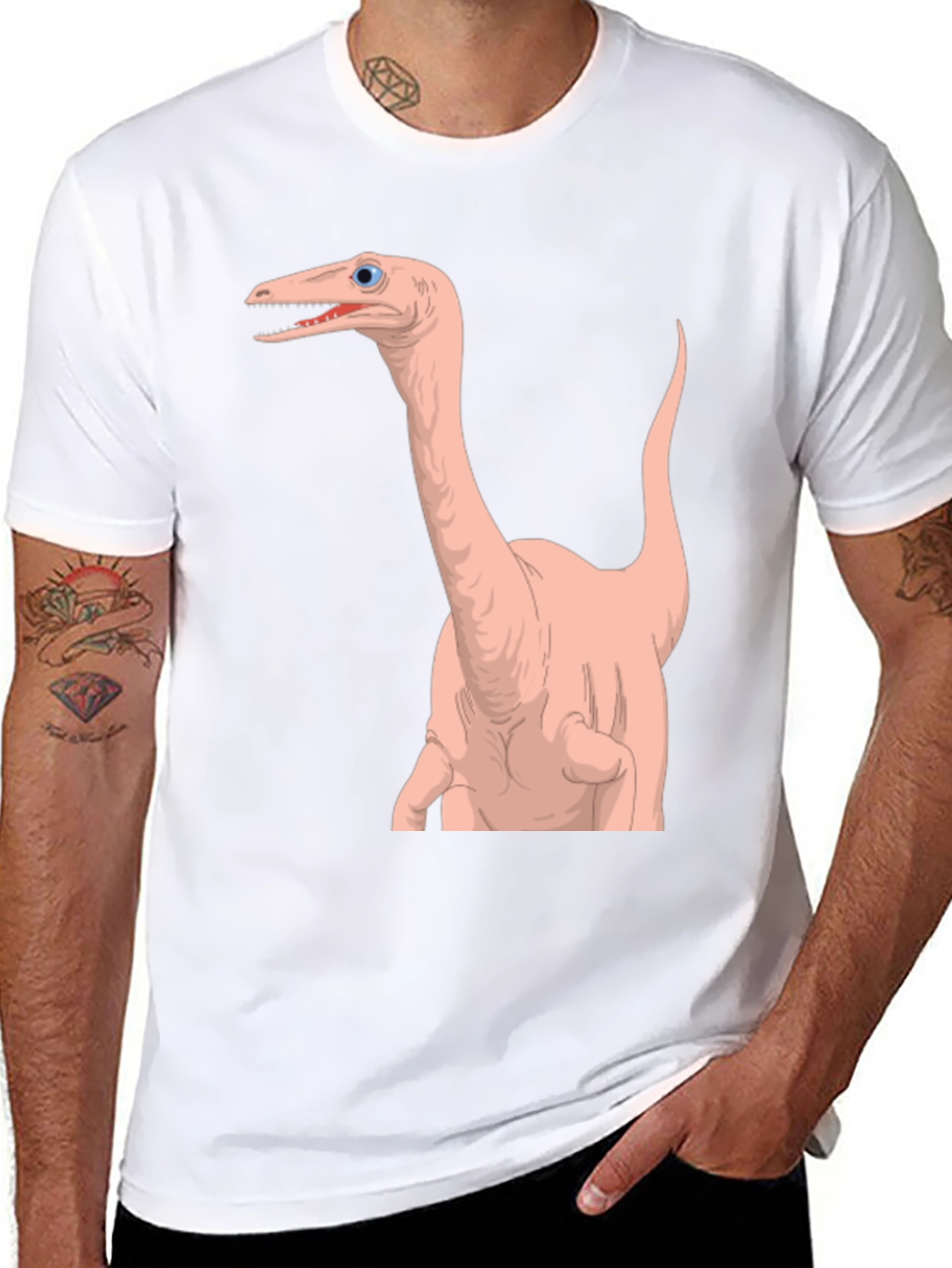 Funny Dinosaur T-Shirt - Unusual Dino Graphic Tee