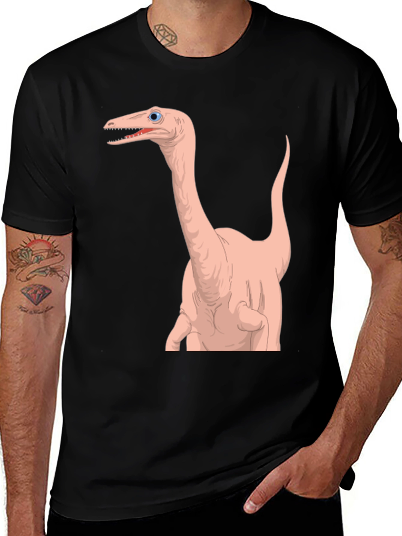 Funny Dinosaur T-Shirt - Unusual Dino Graphic Tee