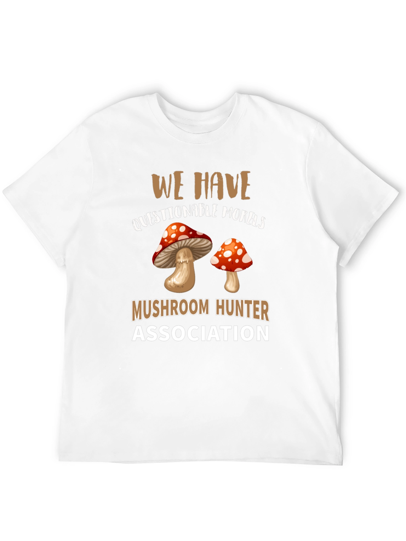 Mushroom Hunter Association Graphic T-Shirt