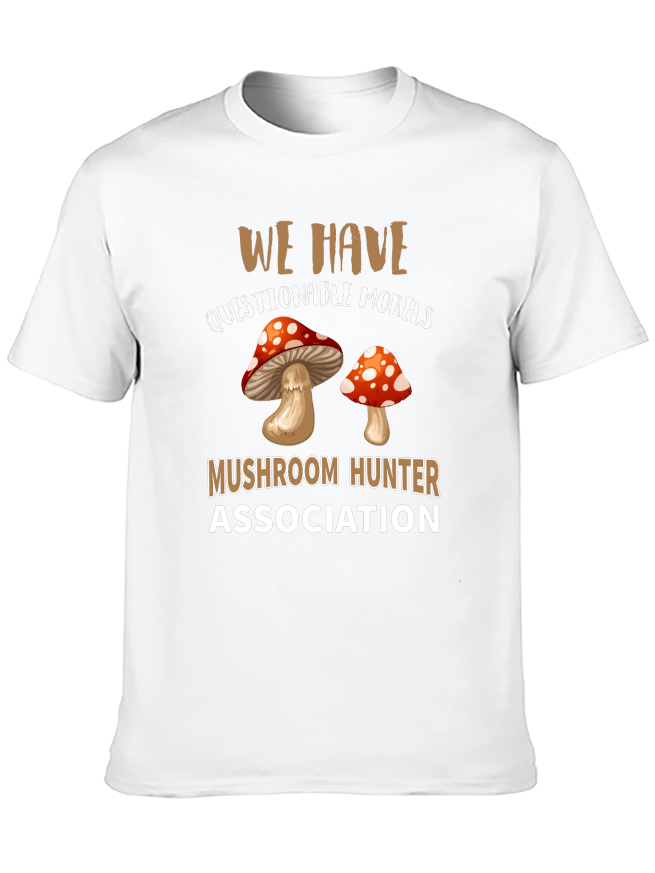 Mushroom Hunter Association Graphic T-Shirt