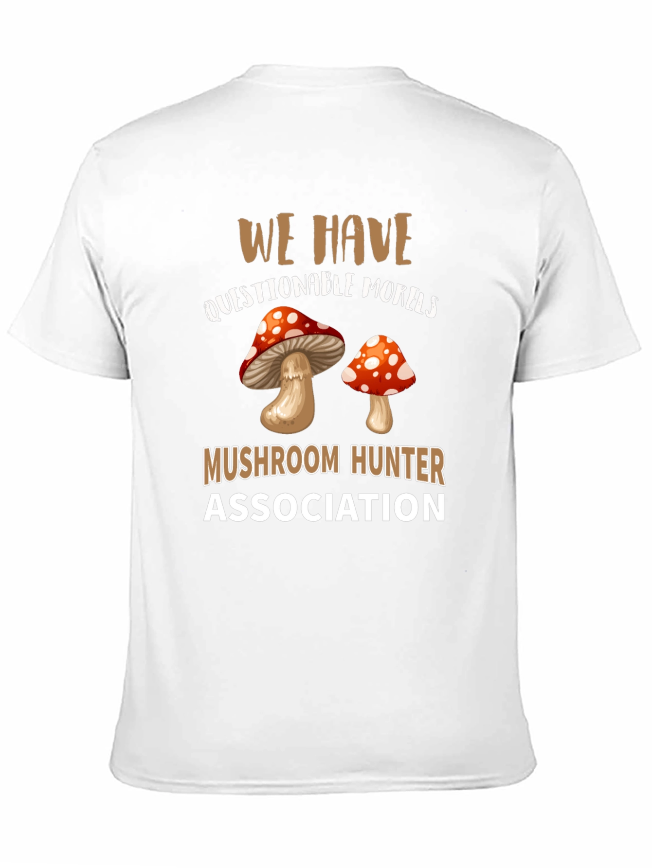 Mushroom Hunter Association Graphic T-Shirt
