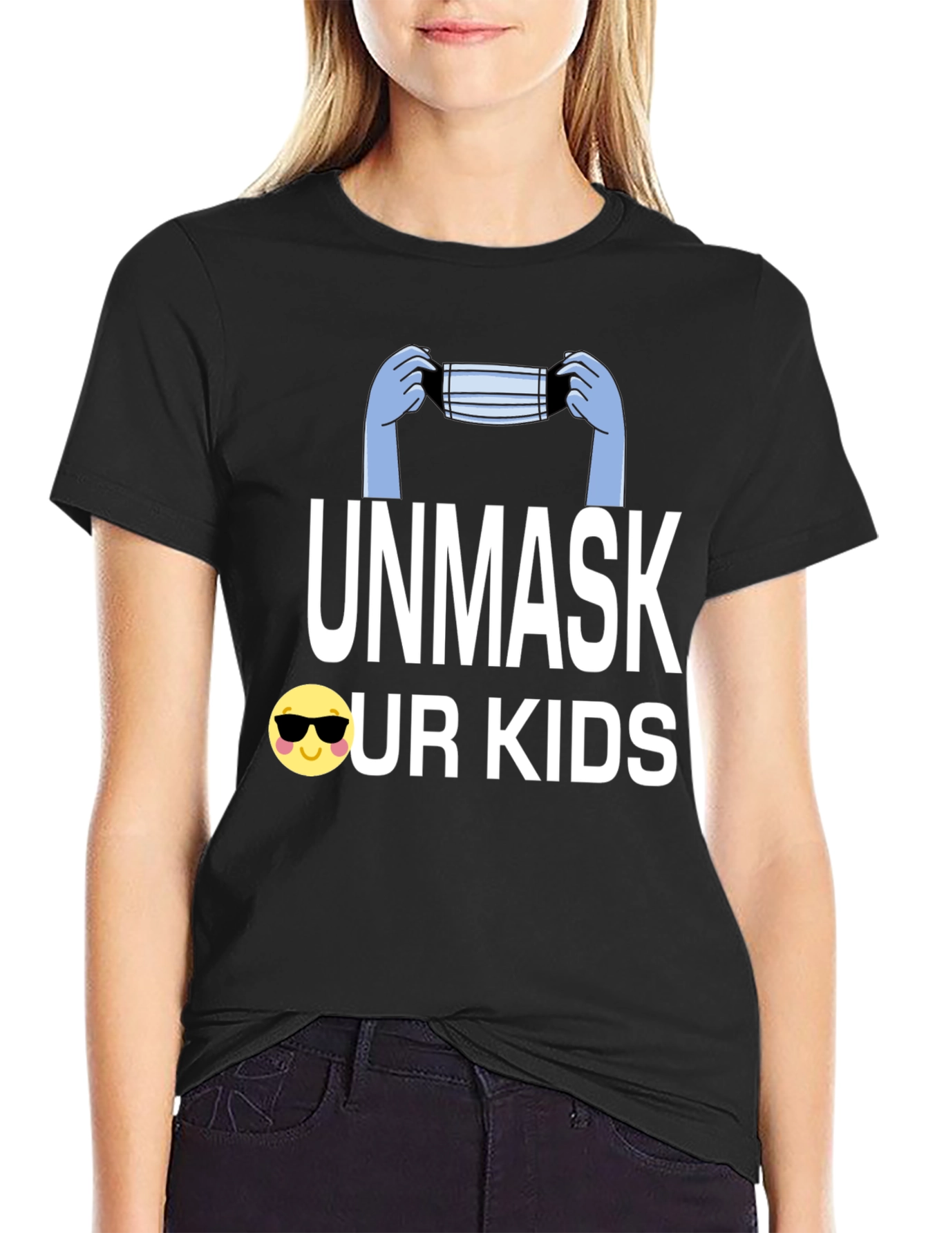 Unmask Our Kids Graphic T-Shirt