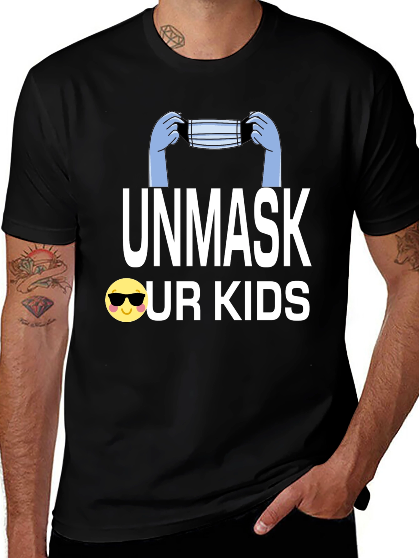 Unmask Our Kids Graphic T-Shirt