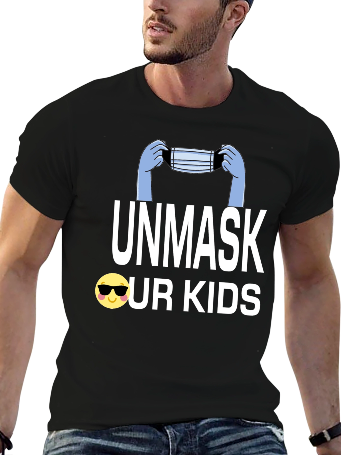 Unmask Our Kids Graphic T-Shirt