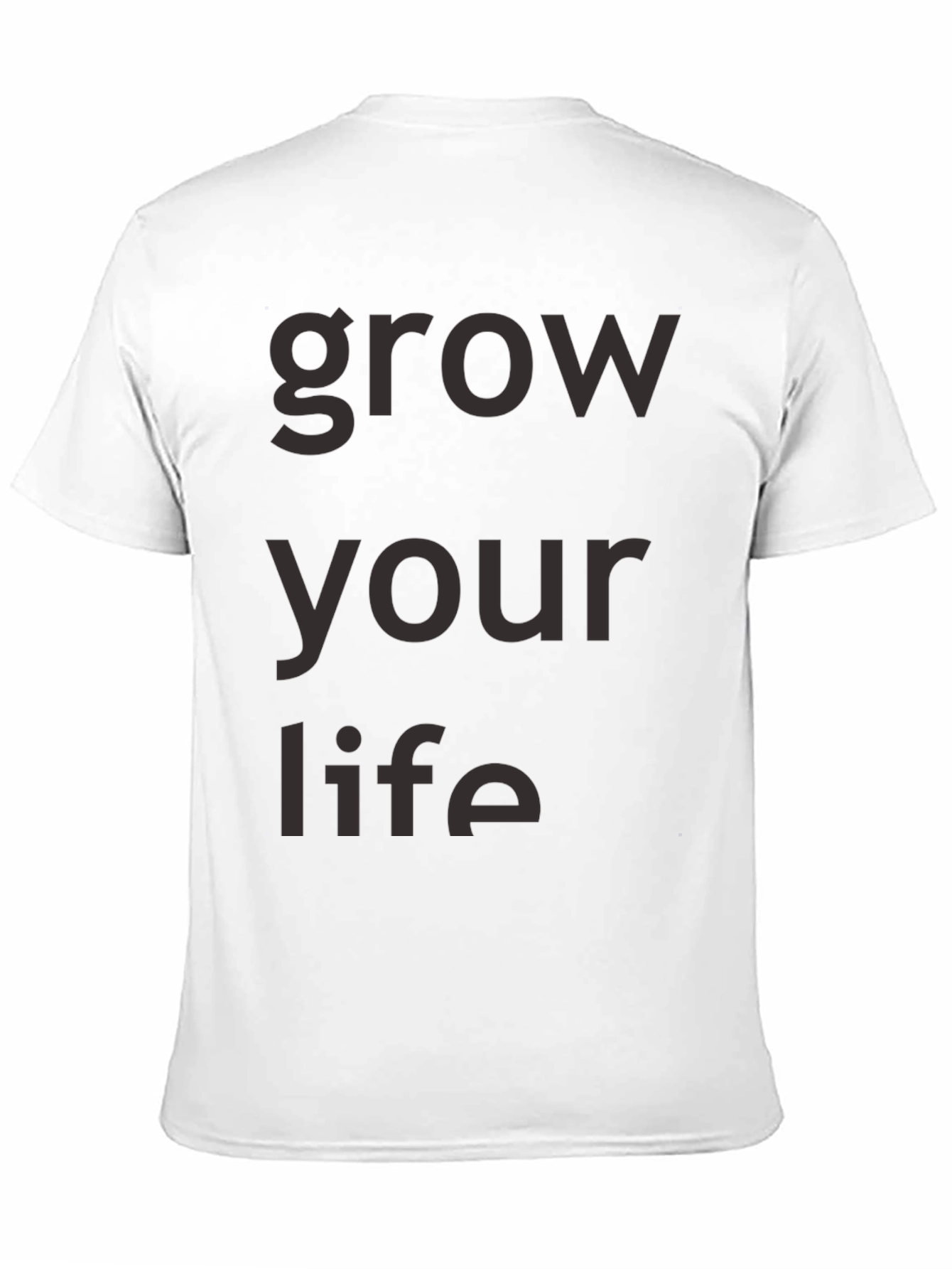 Grow Your Life Black Graphic Tee