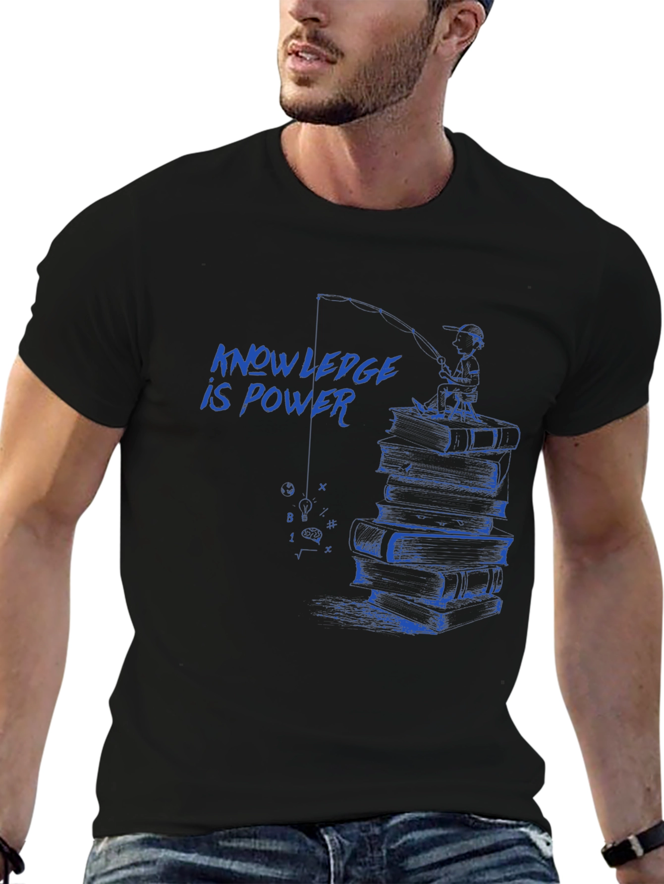 Knowledge is Power T-Shirt - Smart Education Design