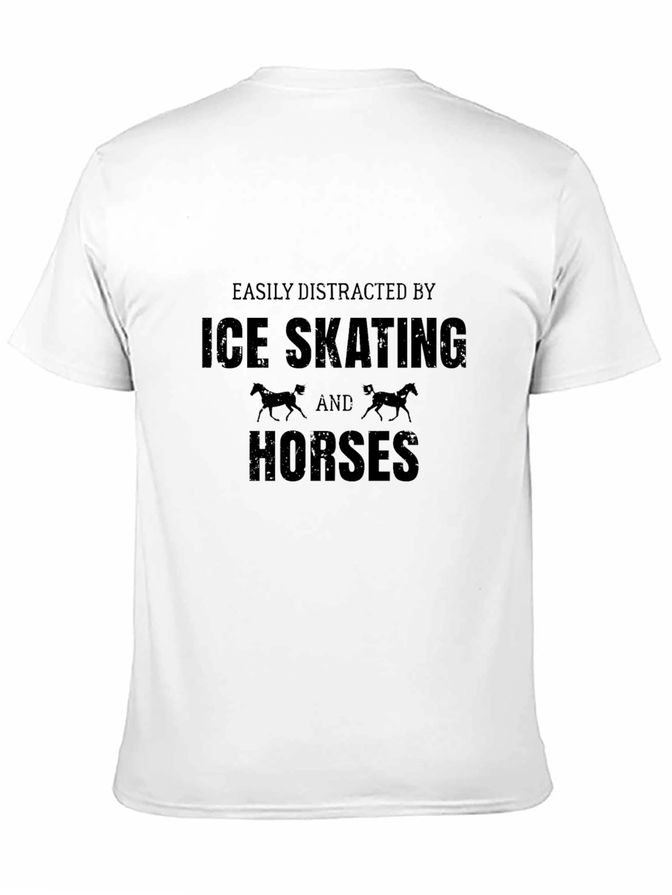 Ice Skating & Horses Distraction T-Shirt
