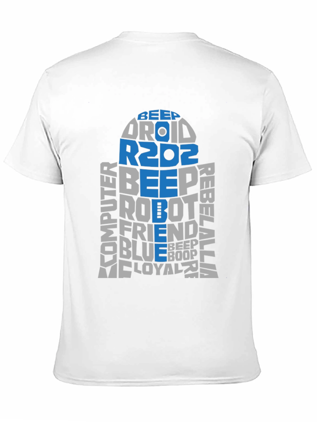 Star Wars R2D2 Word Art T-Shirt