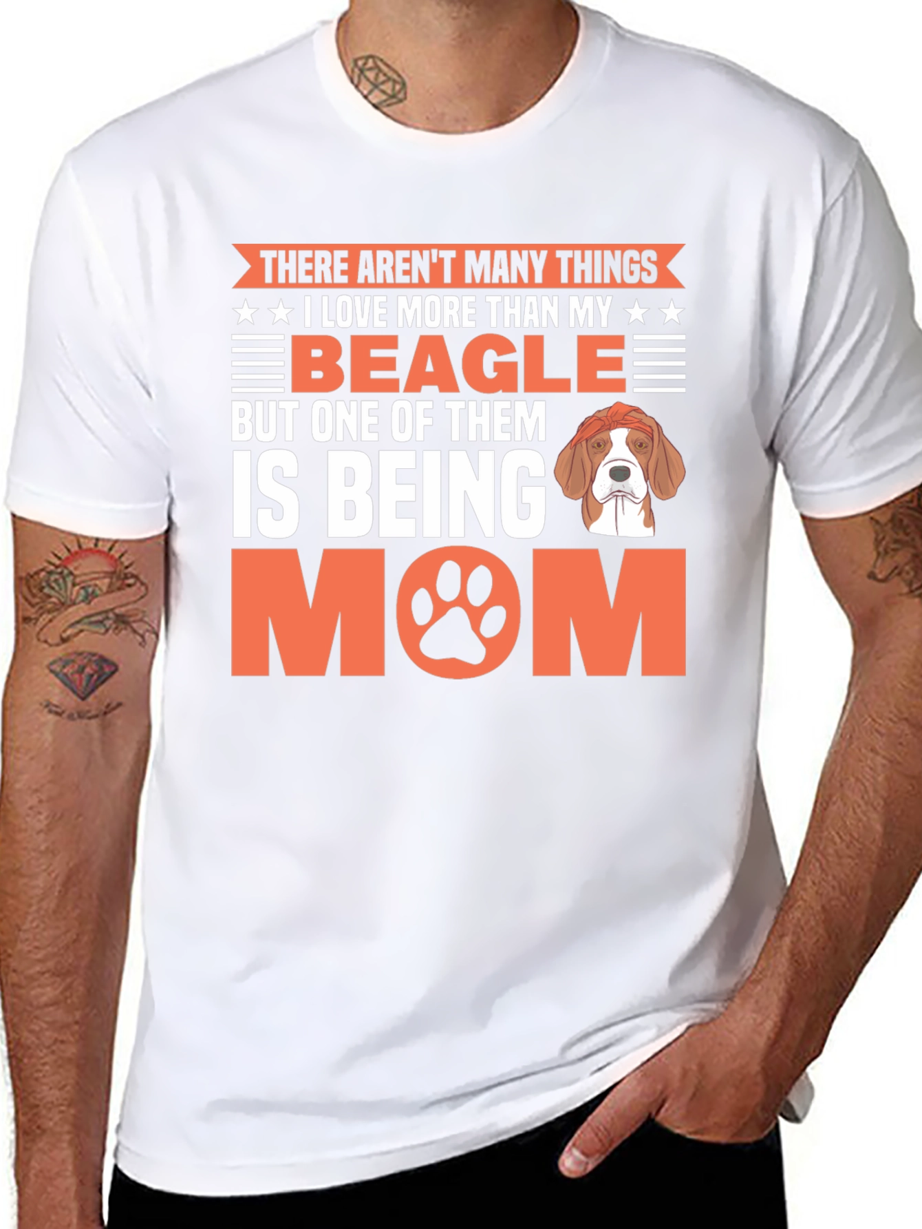 Beagle Mom Graphic T-Shirt