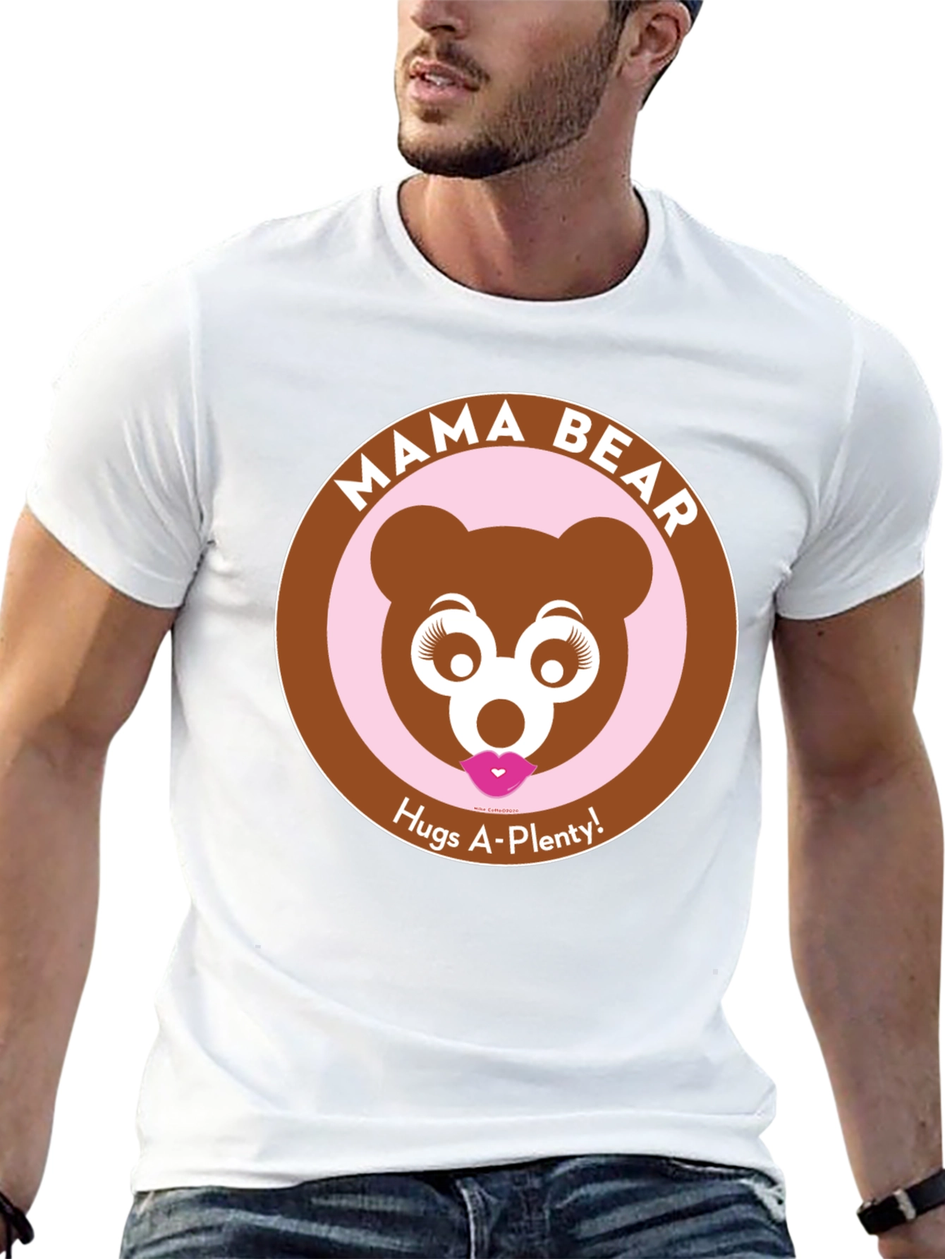 Mama Bear Hugs T-Shirt - Soft & Stylish