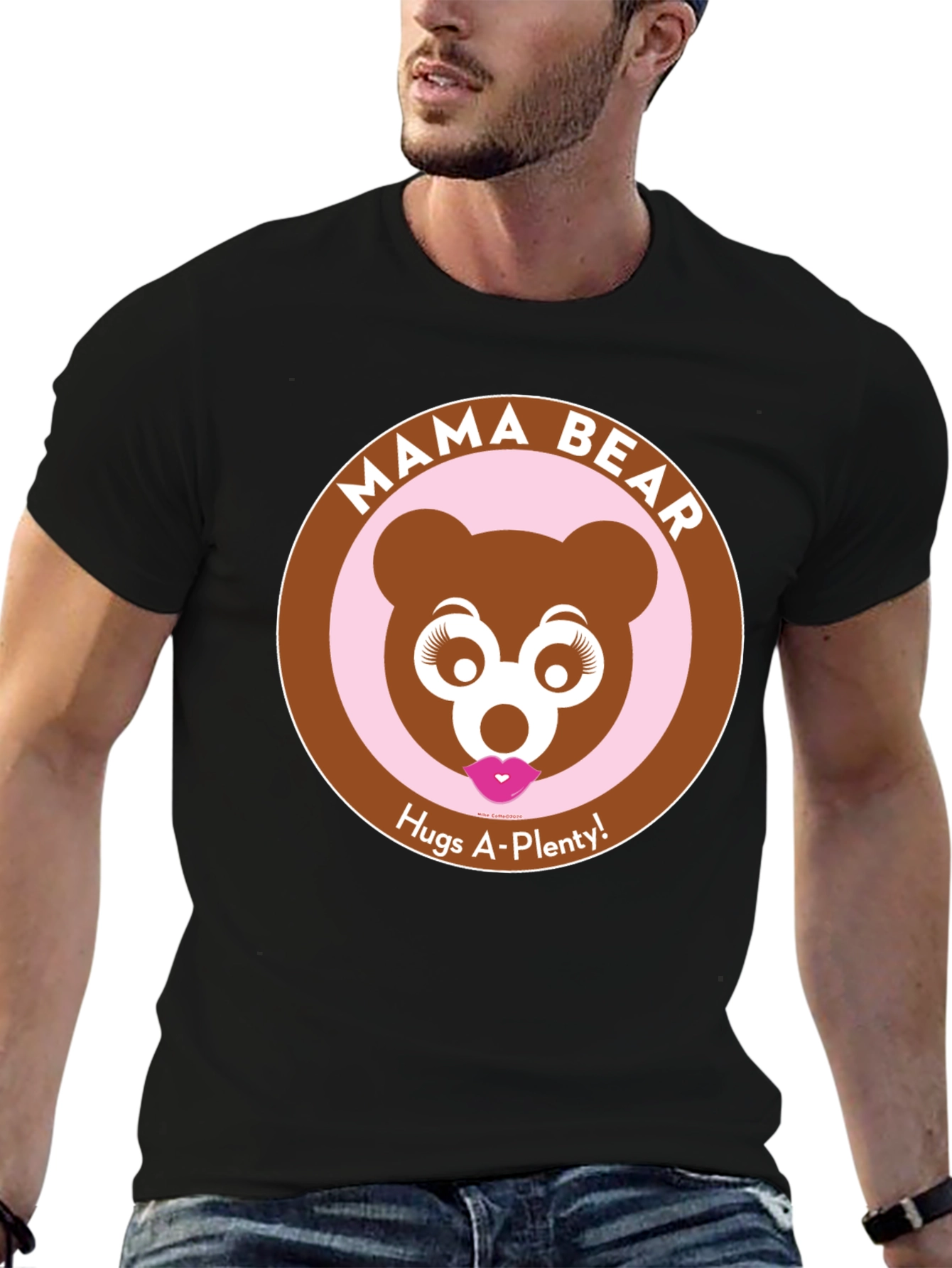Mama Bear Hugs T-Shirt - Soft & Stylish