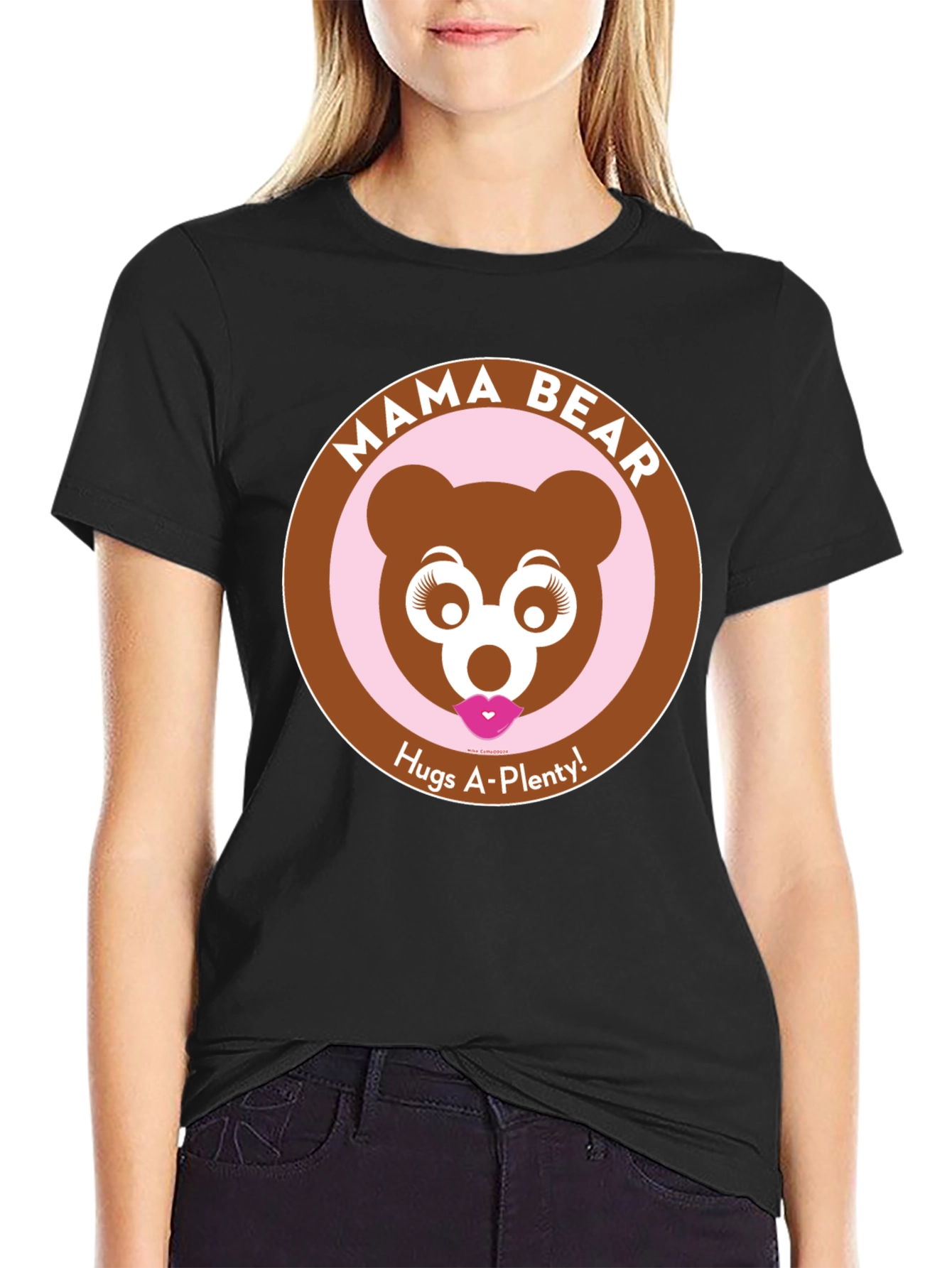 Mama Bear Hugs T-Shirt - Soft & Stylish