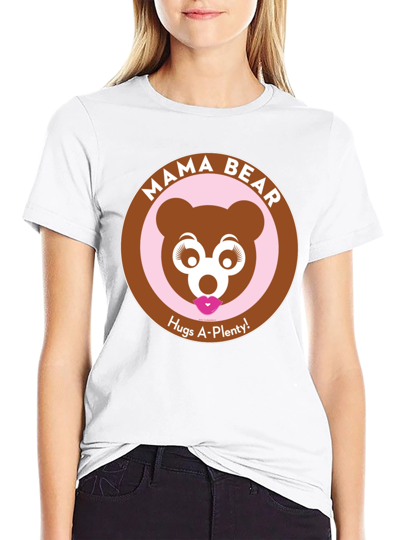 Mama Bear Hugs T-Shirt - Soft & Stylish
