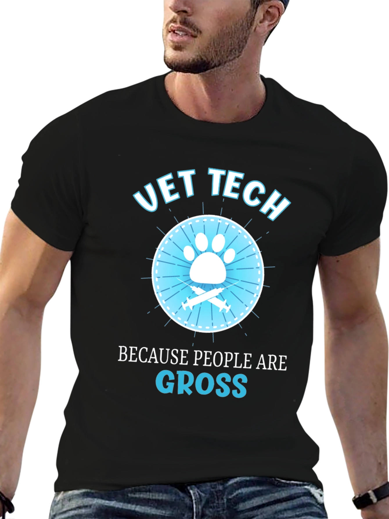 Vet Tech Because People Are Gross T-Shirt