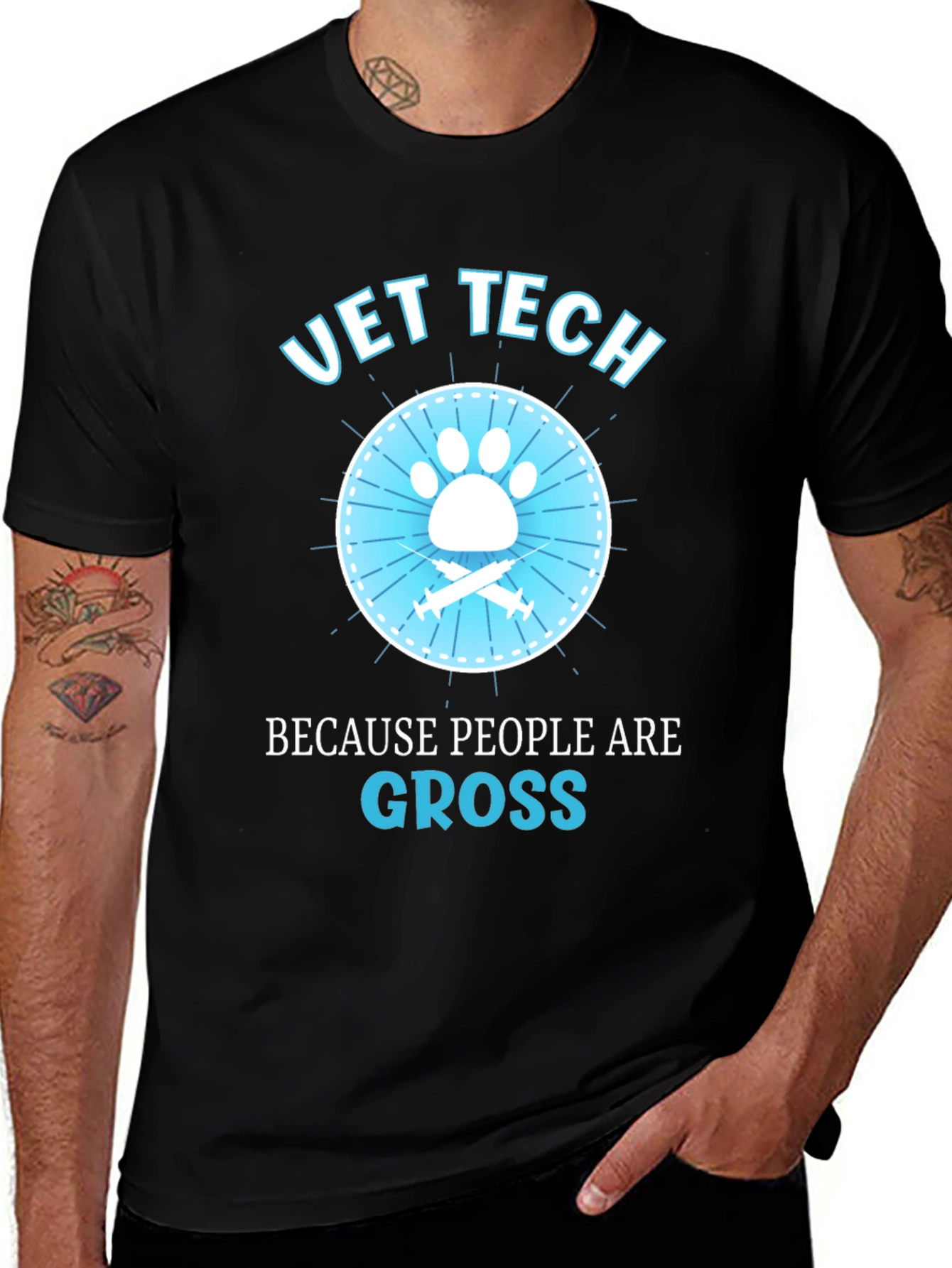 Vet Tech Because People Are Gross T-Shirt