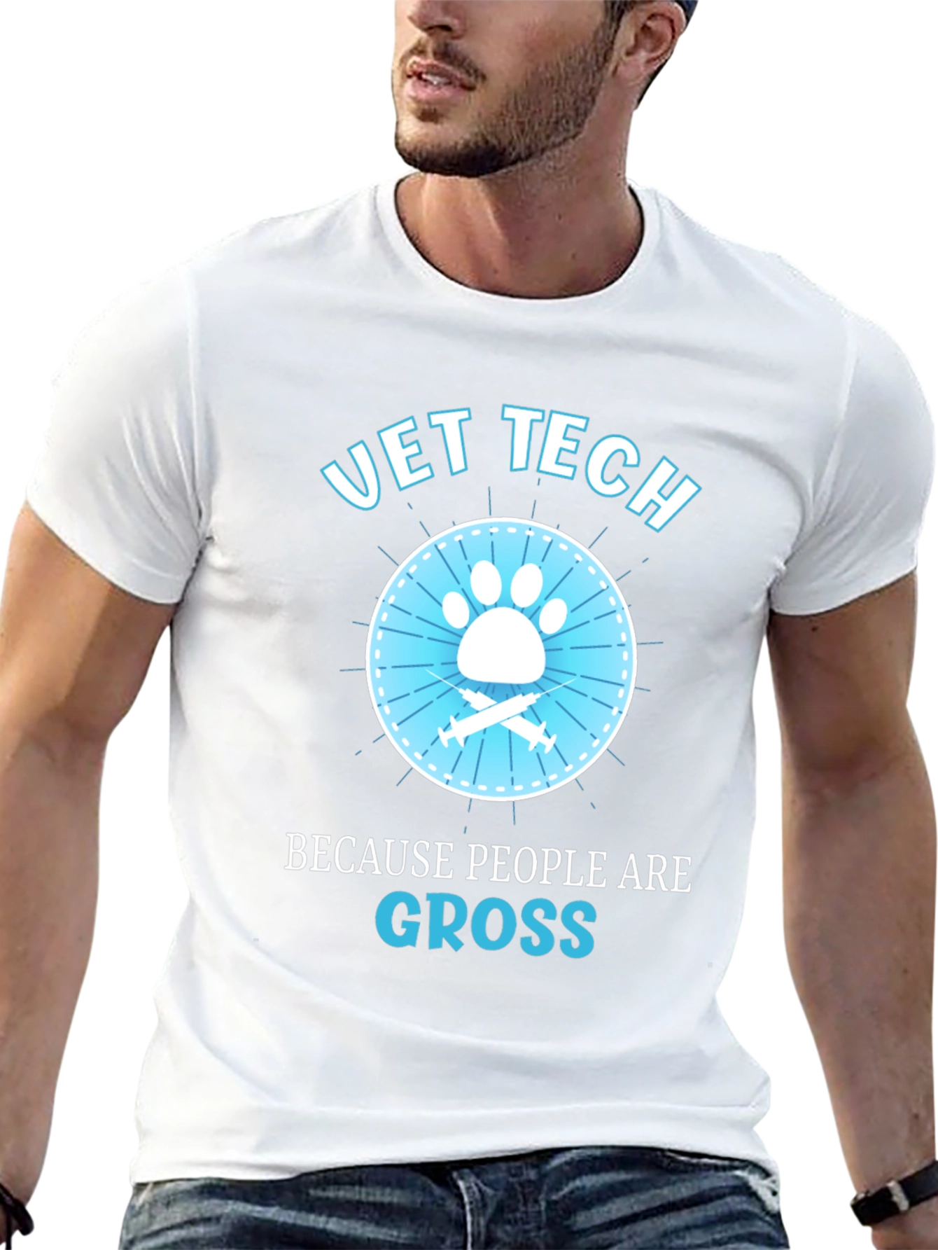 Vet Tech Because People Are Gross T-Shirt