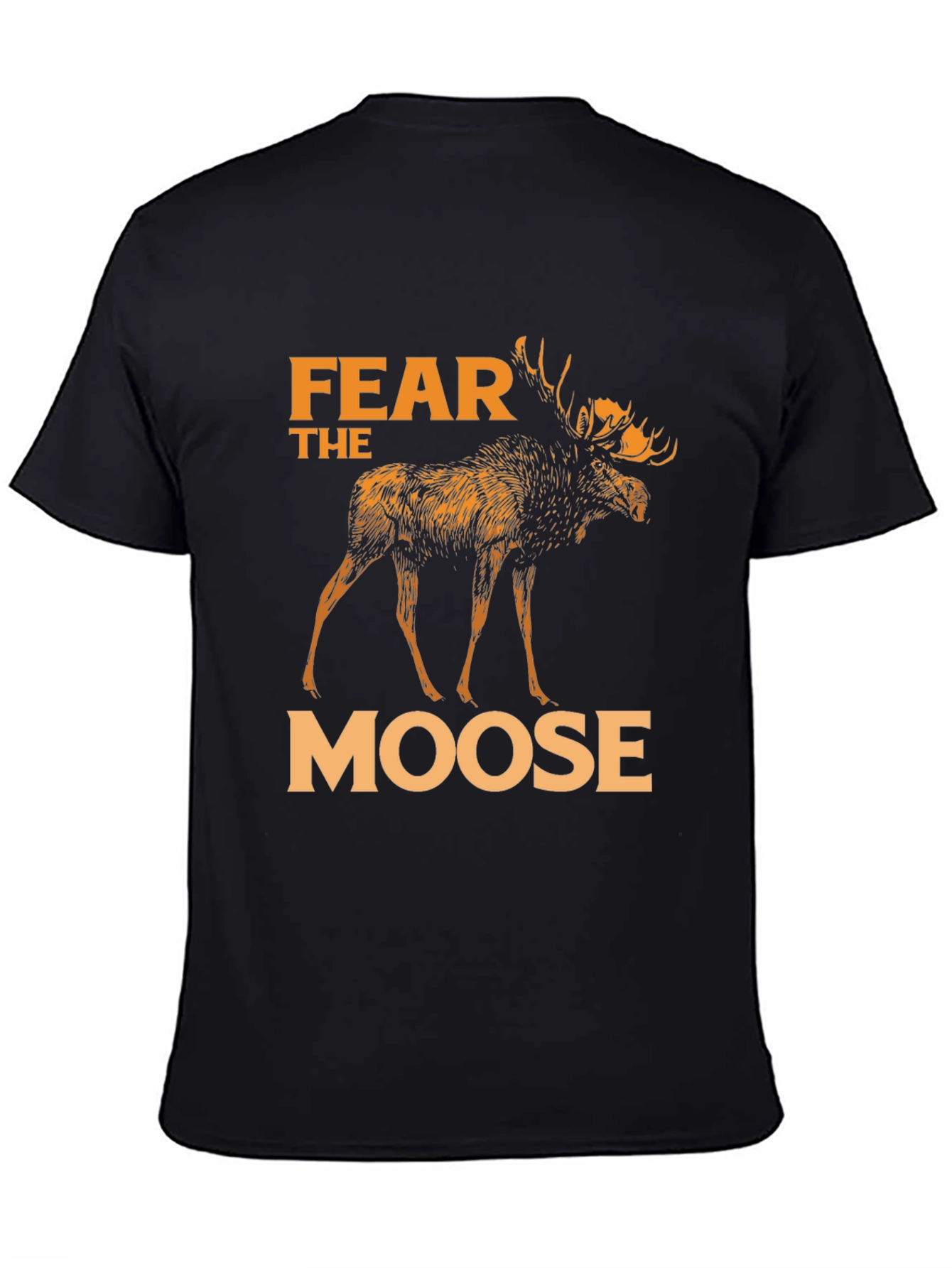 Fear The Moose T-Shirt - Black