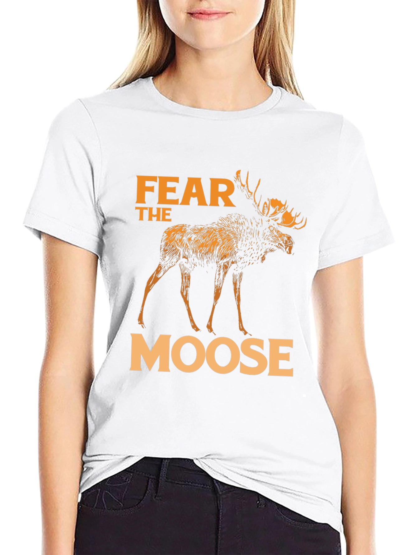 Fear The Moose T-Shirt - Black