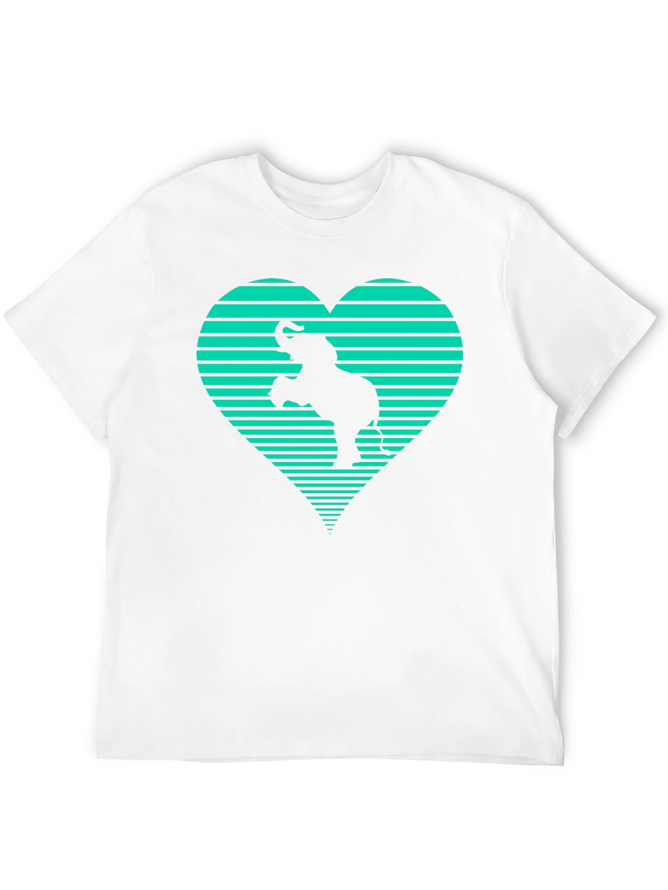Elephant Heart Graphic Tee - Black