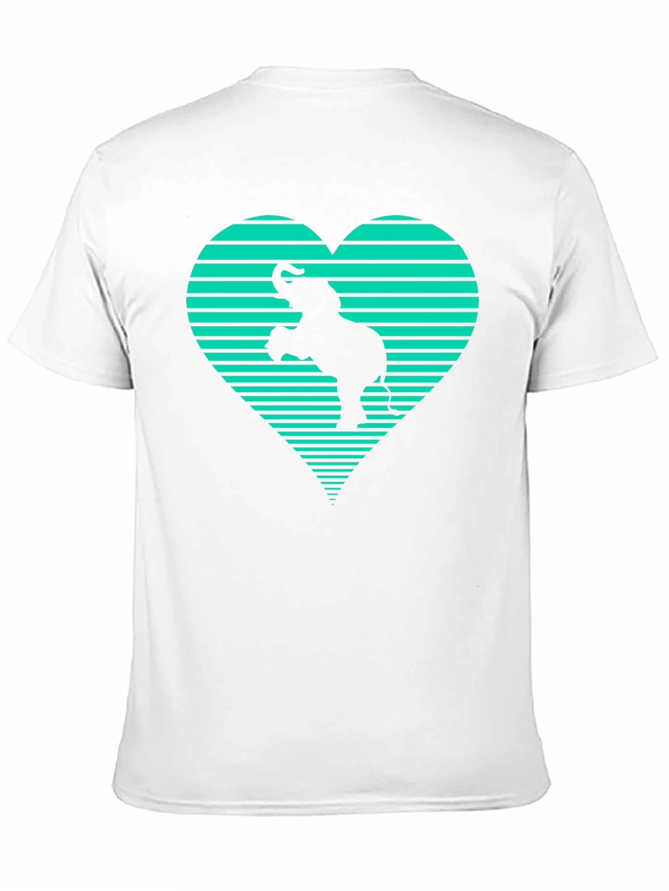 Elephant Heart Graphic Tee - Black