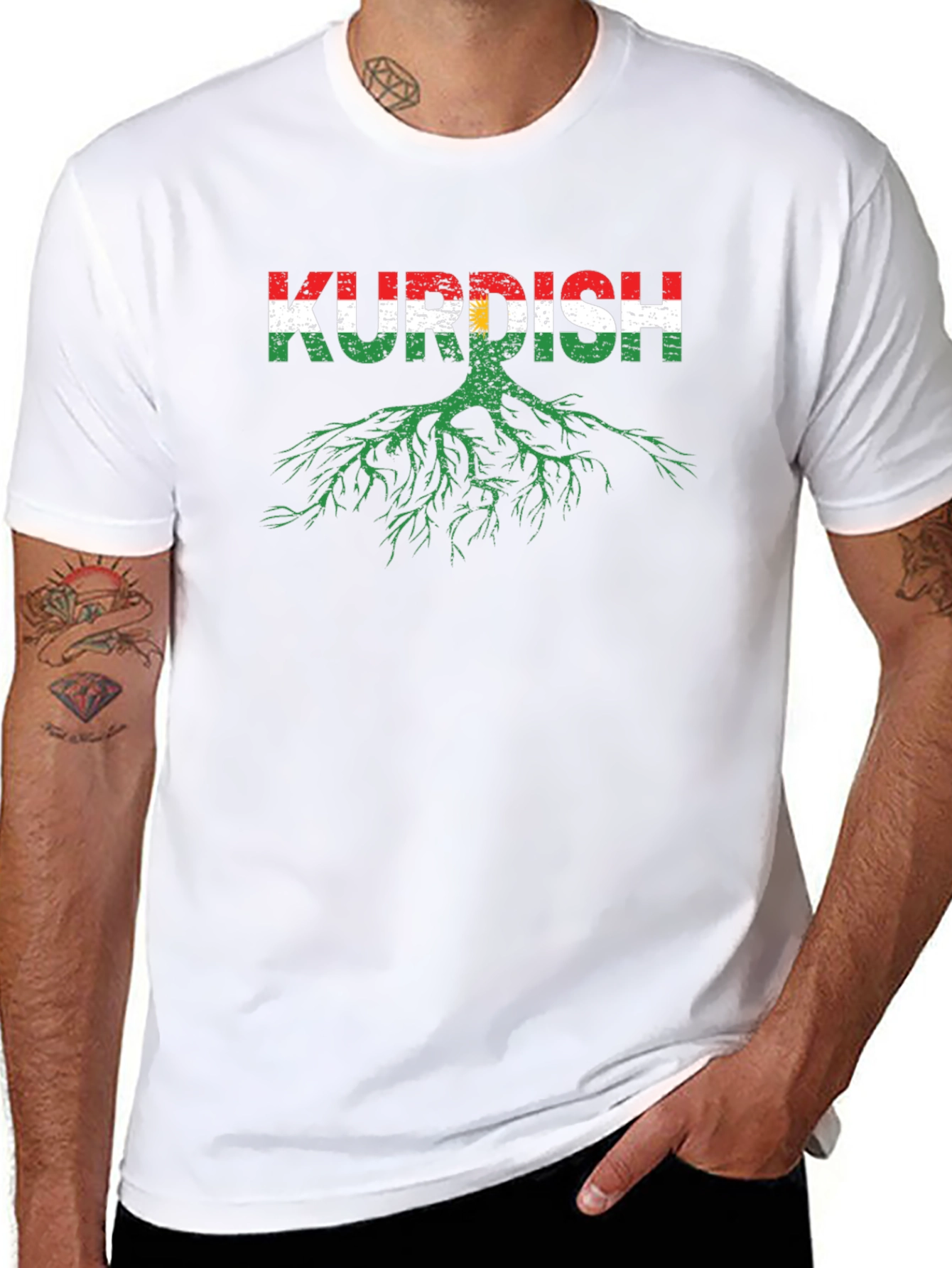 Kurdish Roots Black T-Shirt