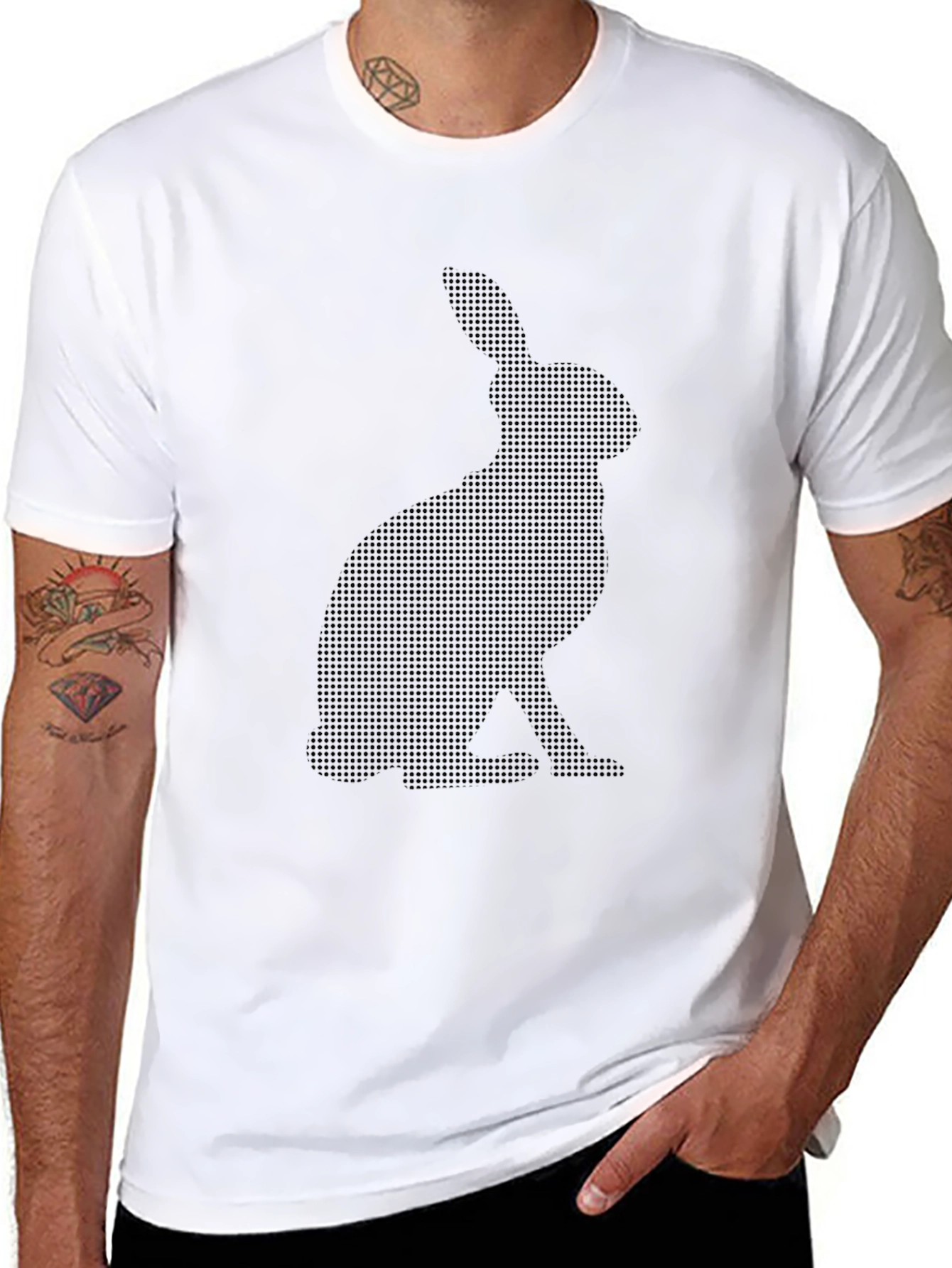 Black Rabbit Silhouette Tee