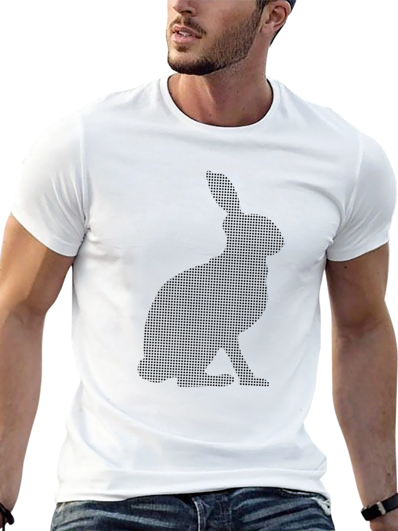 Black Rabbit Silhouette Tee