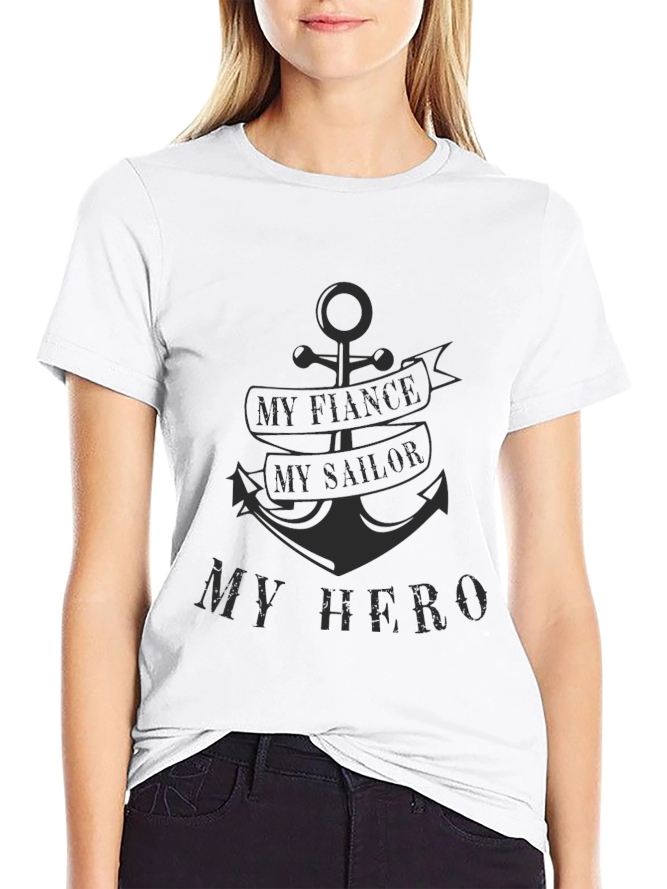 My Fiance My Sailor My Hero Graphic T-Shirt
