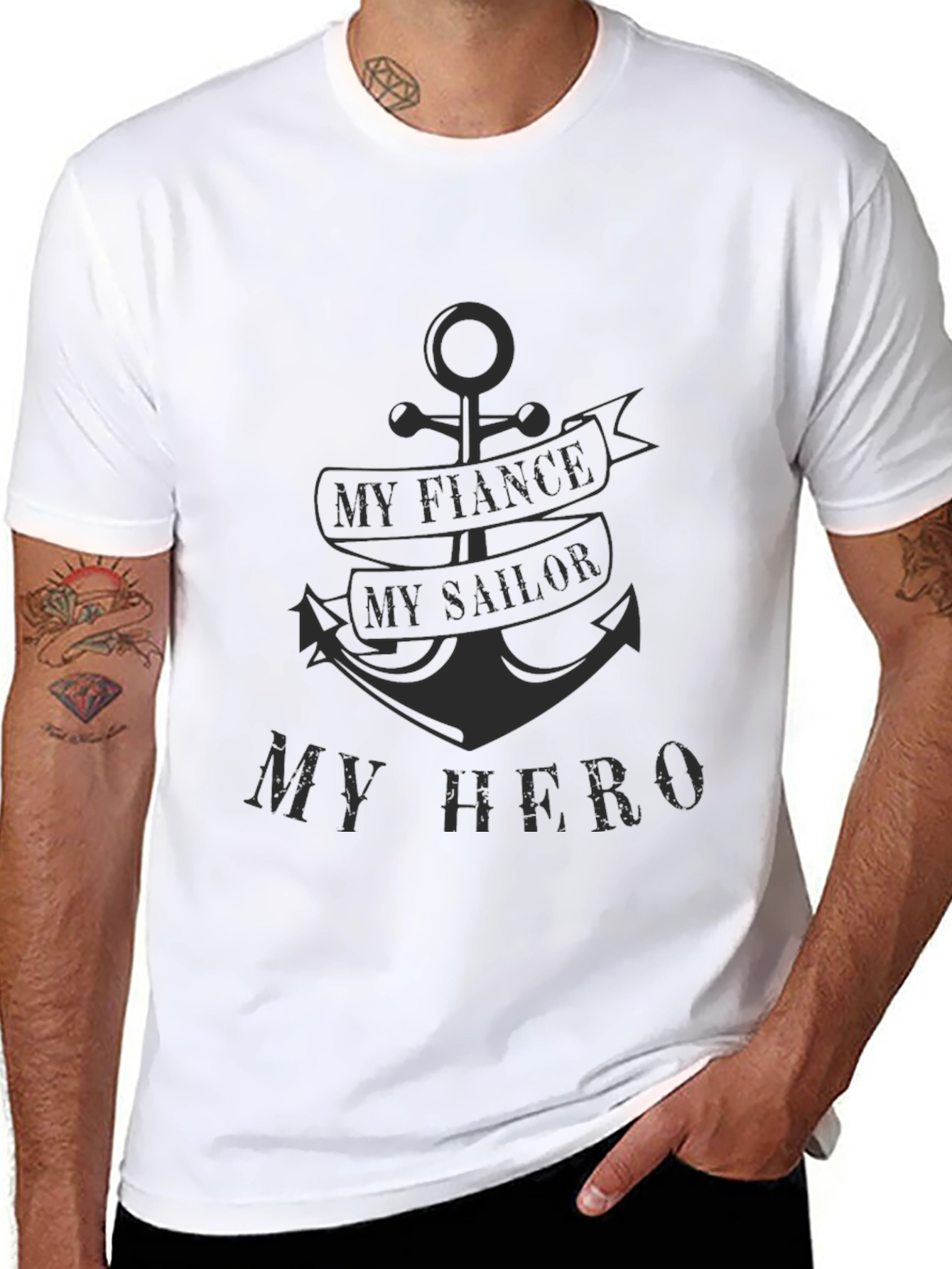 My Fiance My Sailor My Hero Graphic T-Shirt