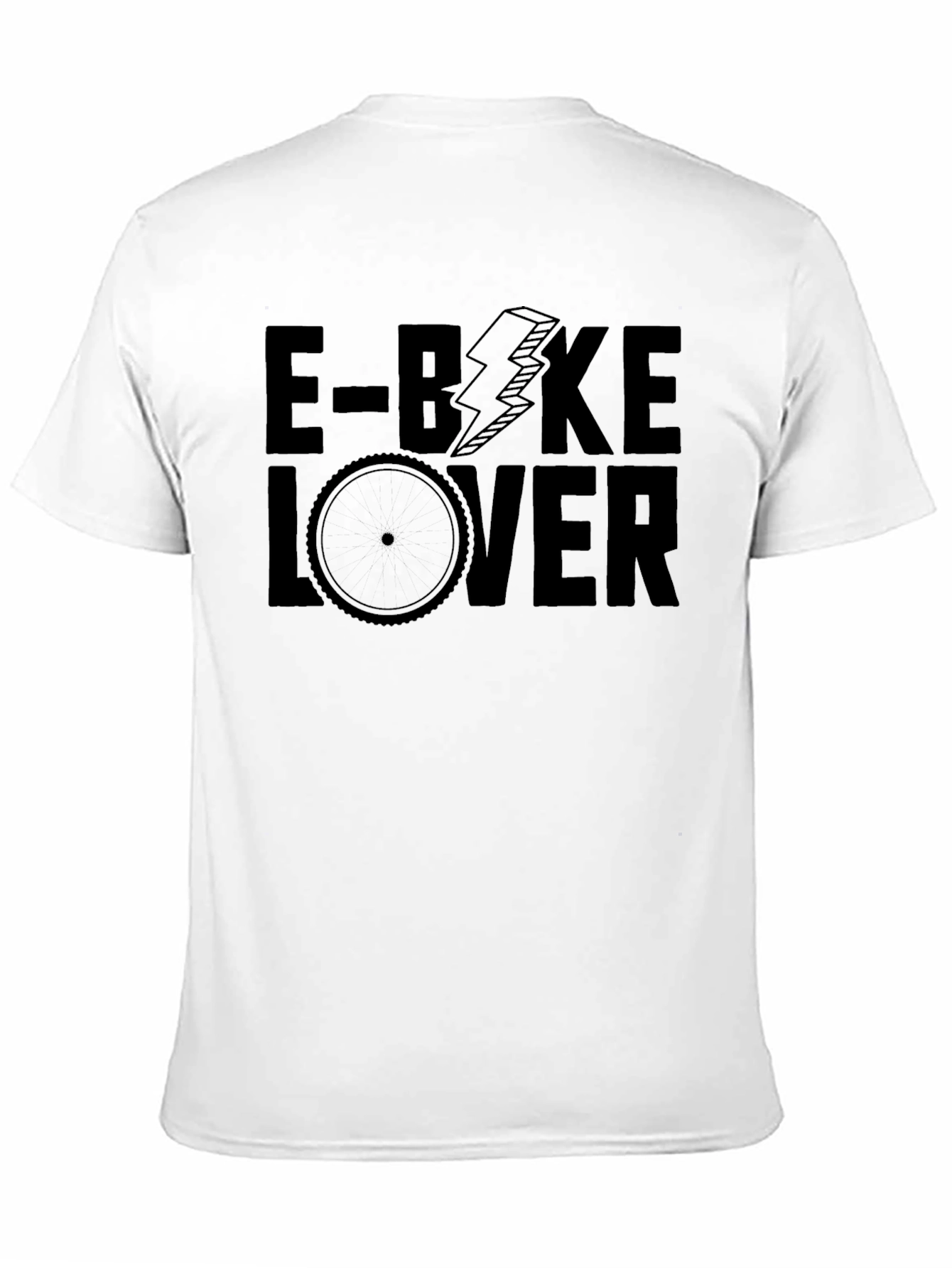 E-Bike Lover Graphic T-Shirt - Black