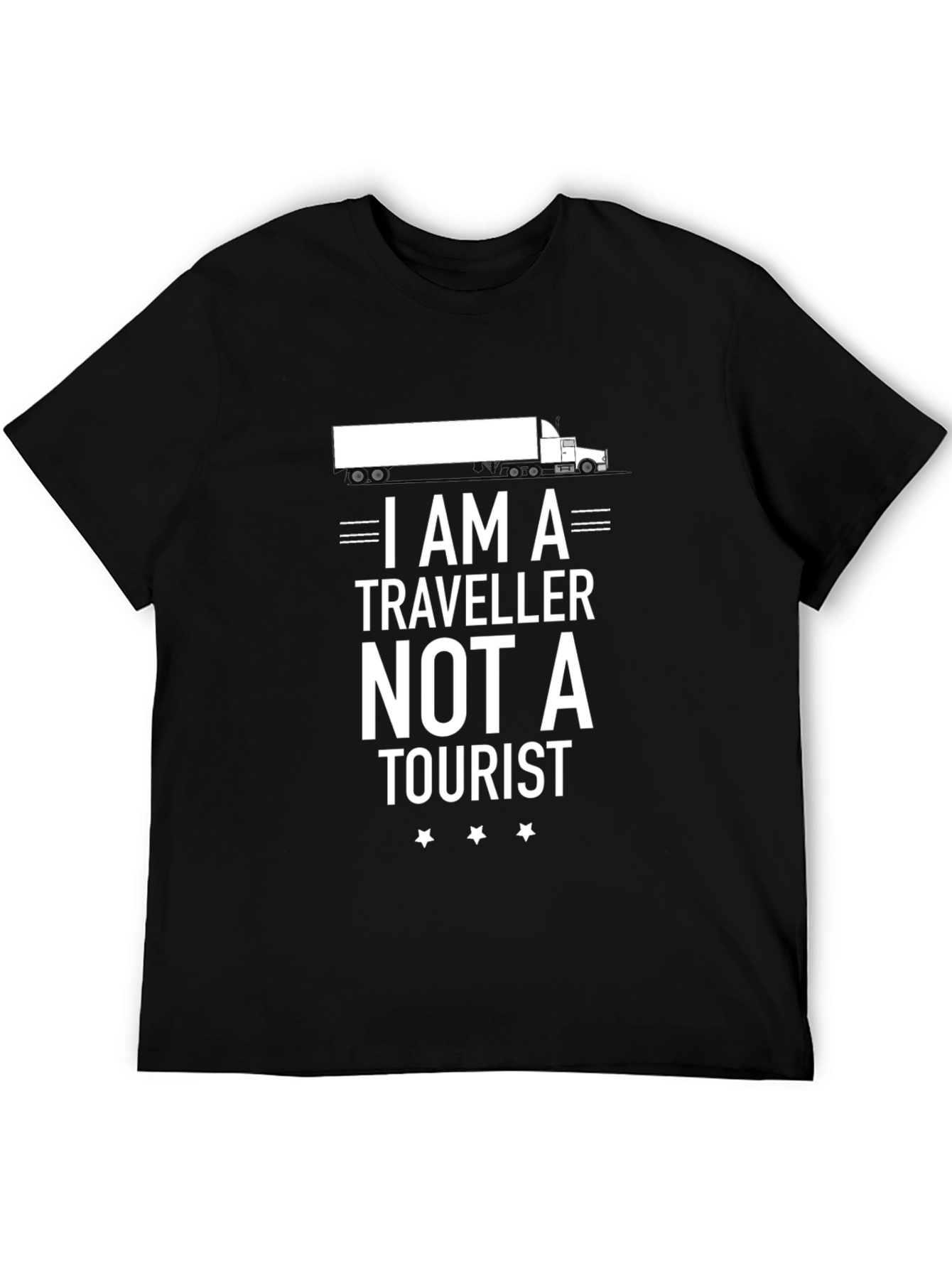Trucker I am a Traveller Graphic T-Shirt