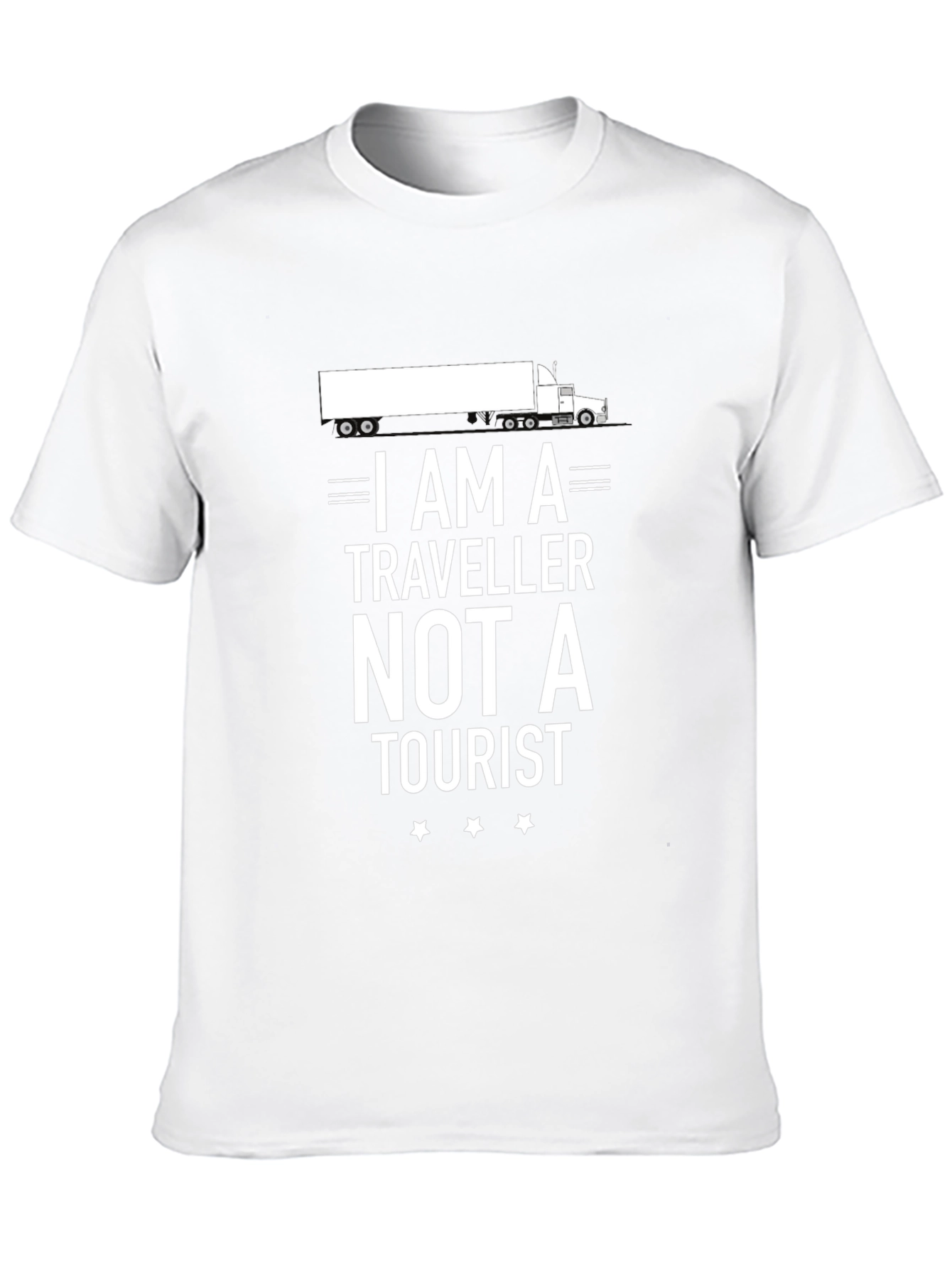 Trucker I am a Traveller Graphic T-Shirt