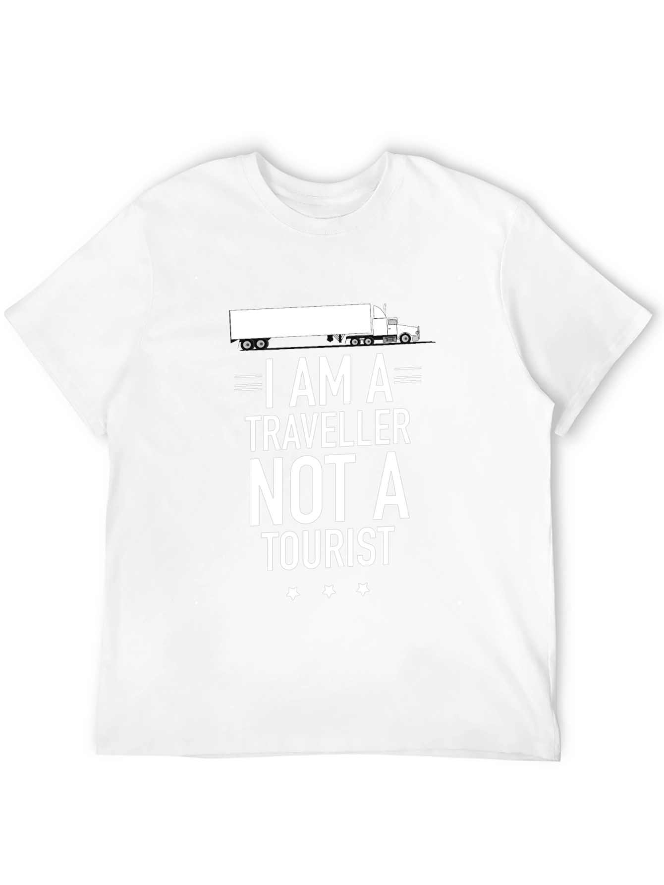 Trucker I am a Traveller Graphic T-Shirt
