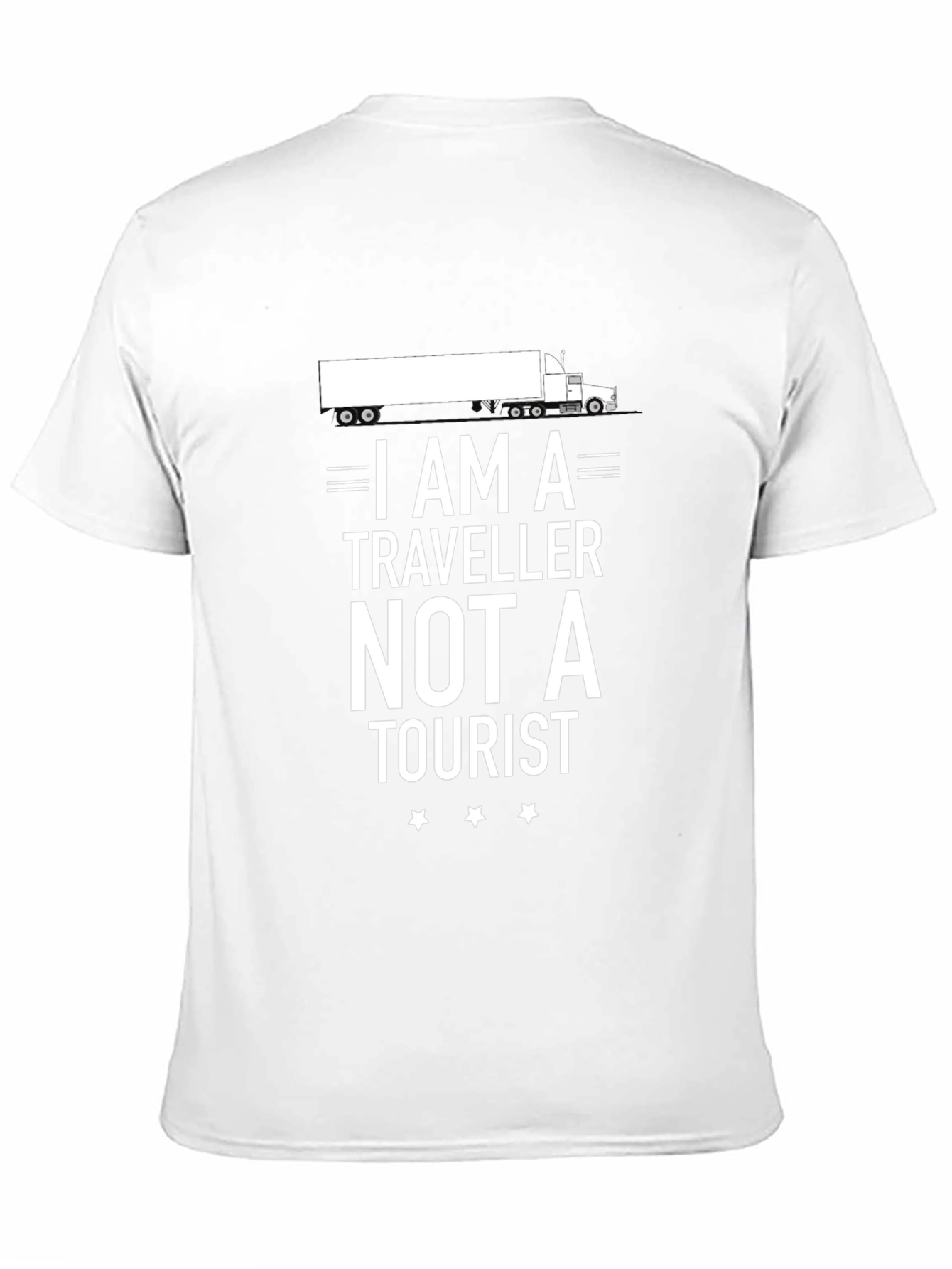 Trucker I am a Traveller Graphic T-Shirt