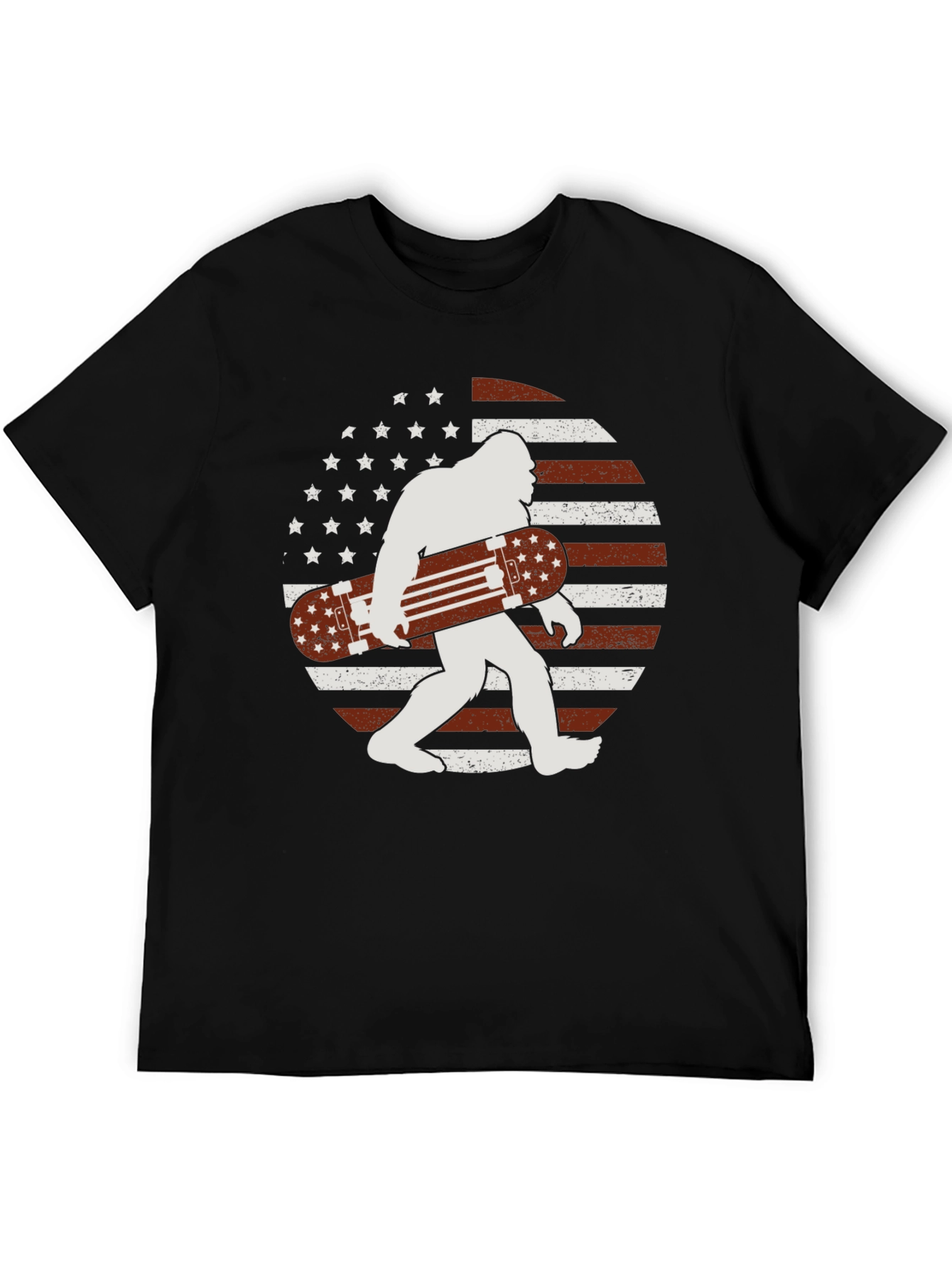 Bigfoot Skateboarder Graphic Tee