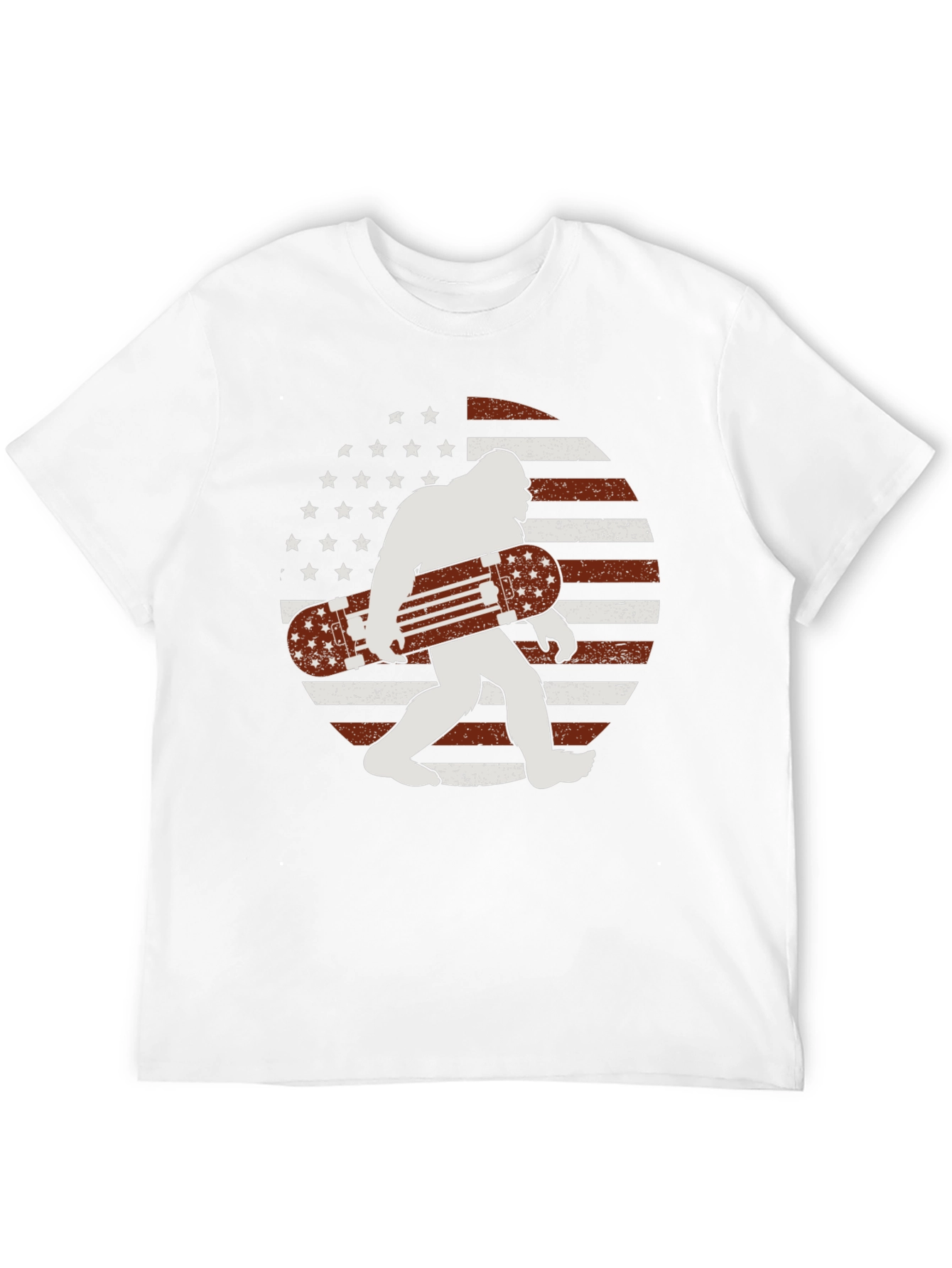 Bigfoot Skateboarder Graphic Tee