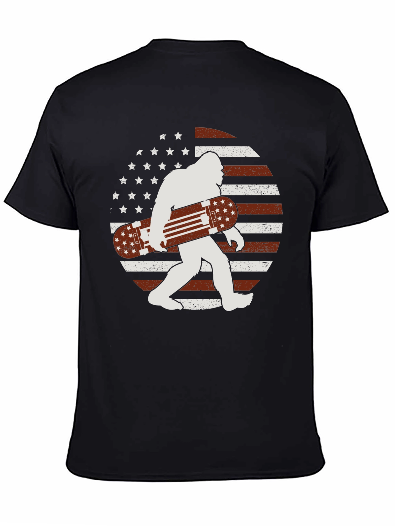 Bigfoot Skateboarder Graphic Tee