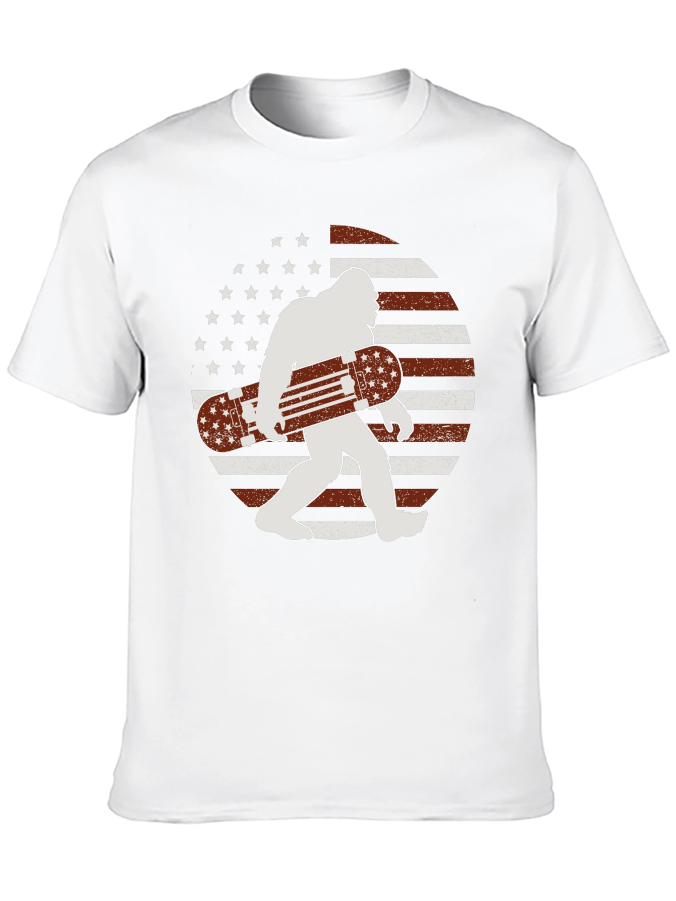 Bigfoot Skateboarder Graphic Tee