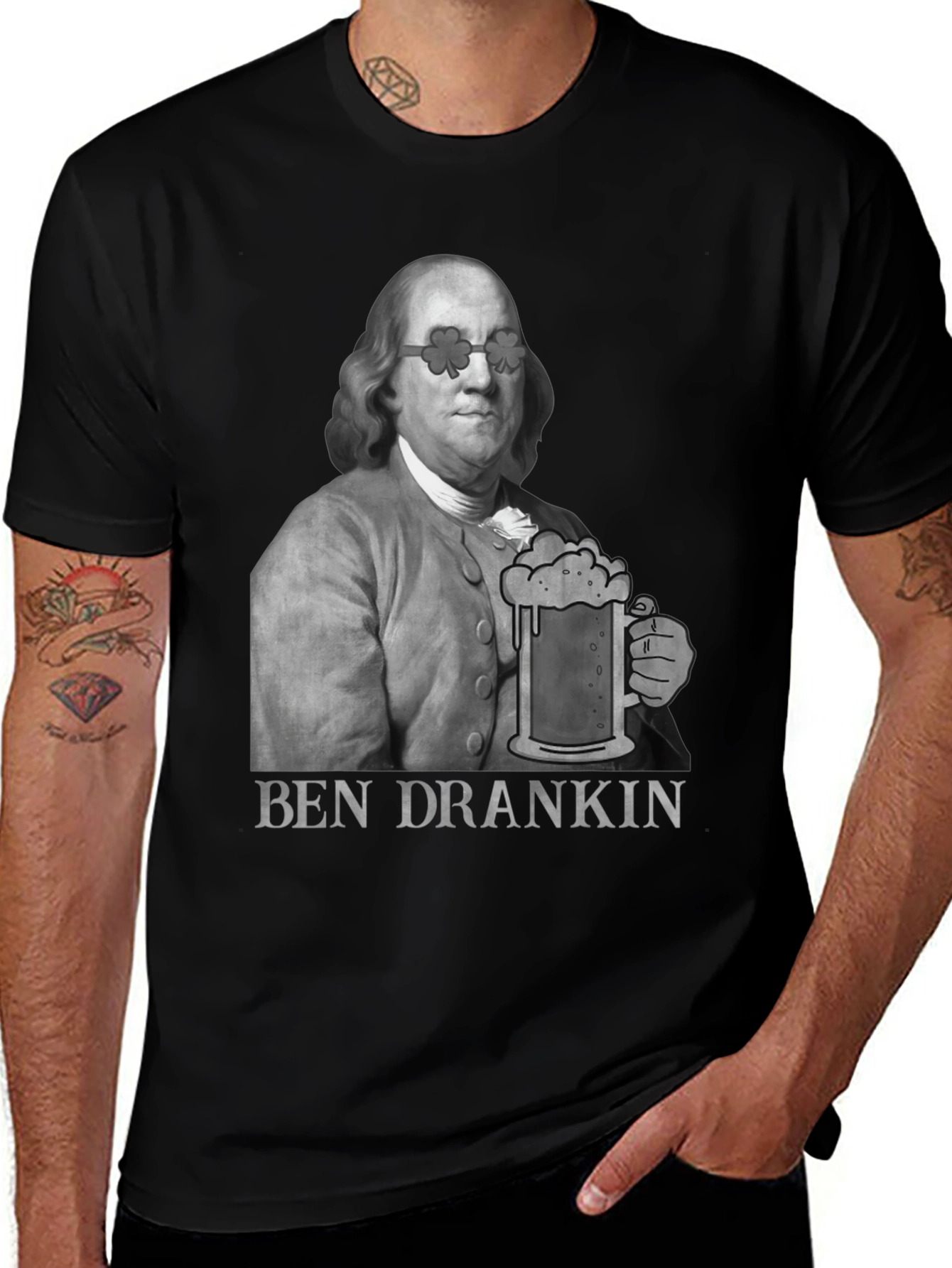 Ben Drankin T-Shirt: St. Patricks Day Drinking Tee