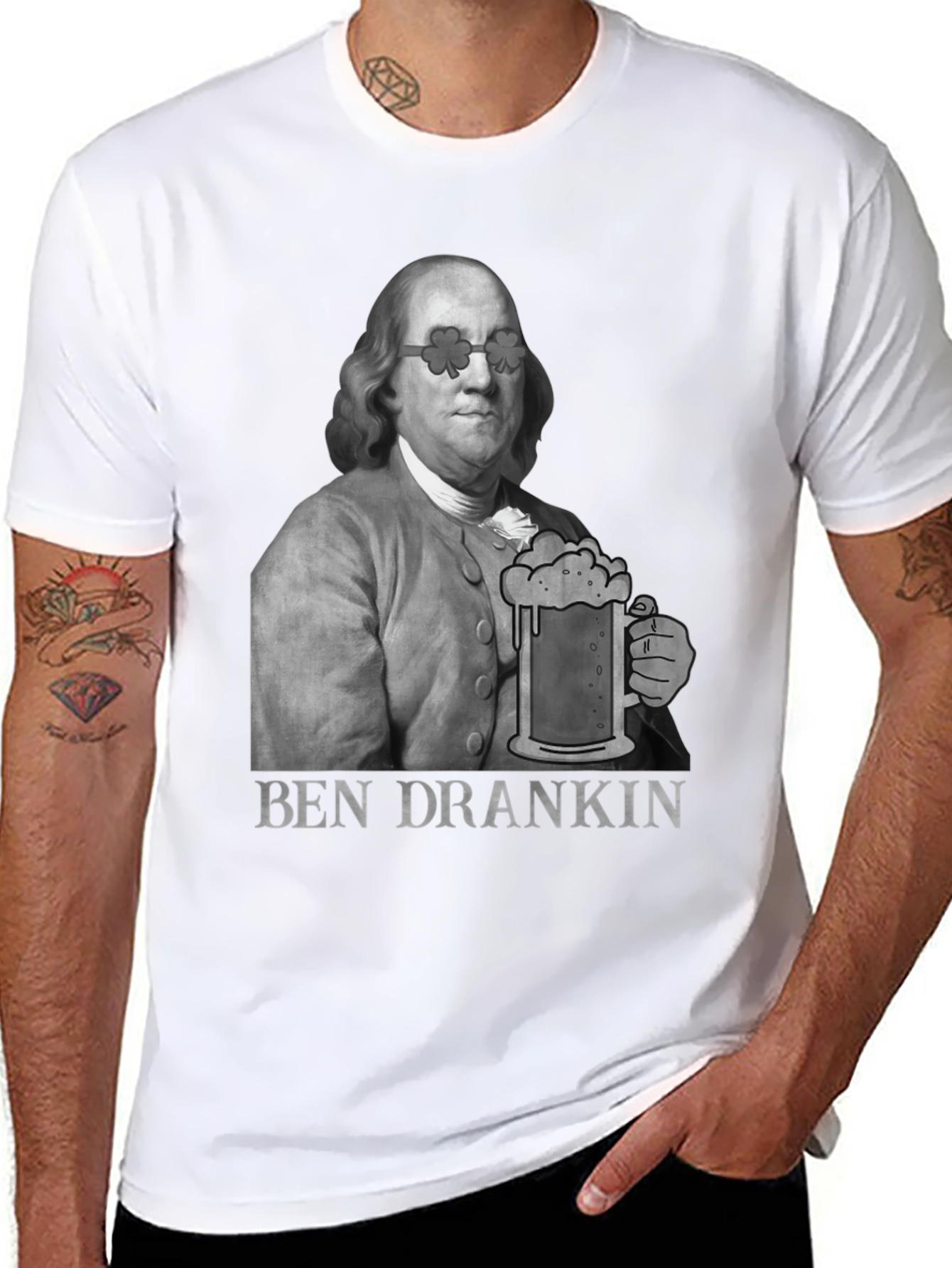 Ben Drankin T-Shirt: St. Patricks Day Drinking Tee